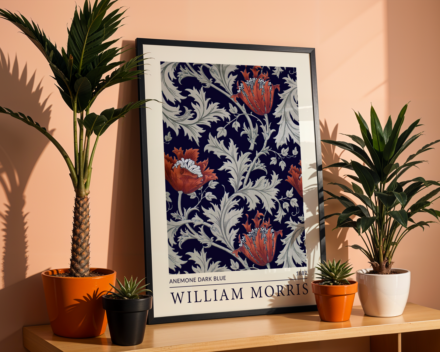 William Morris - Anemone Dark Blue
