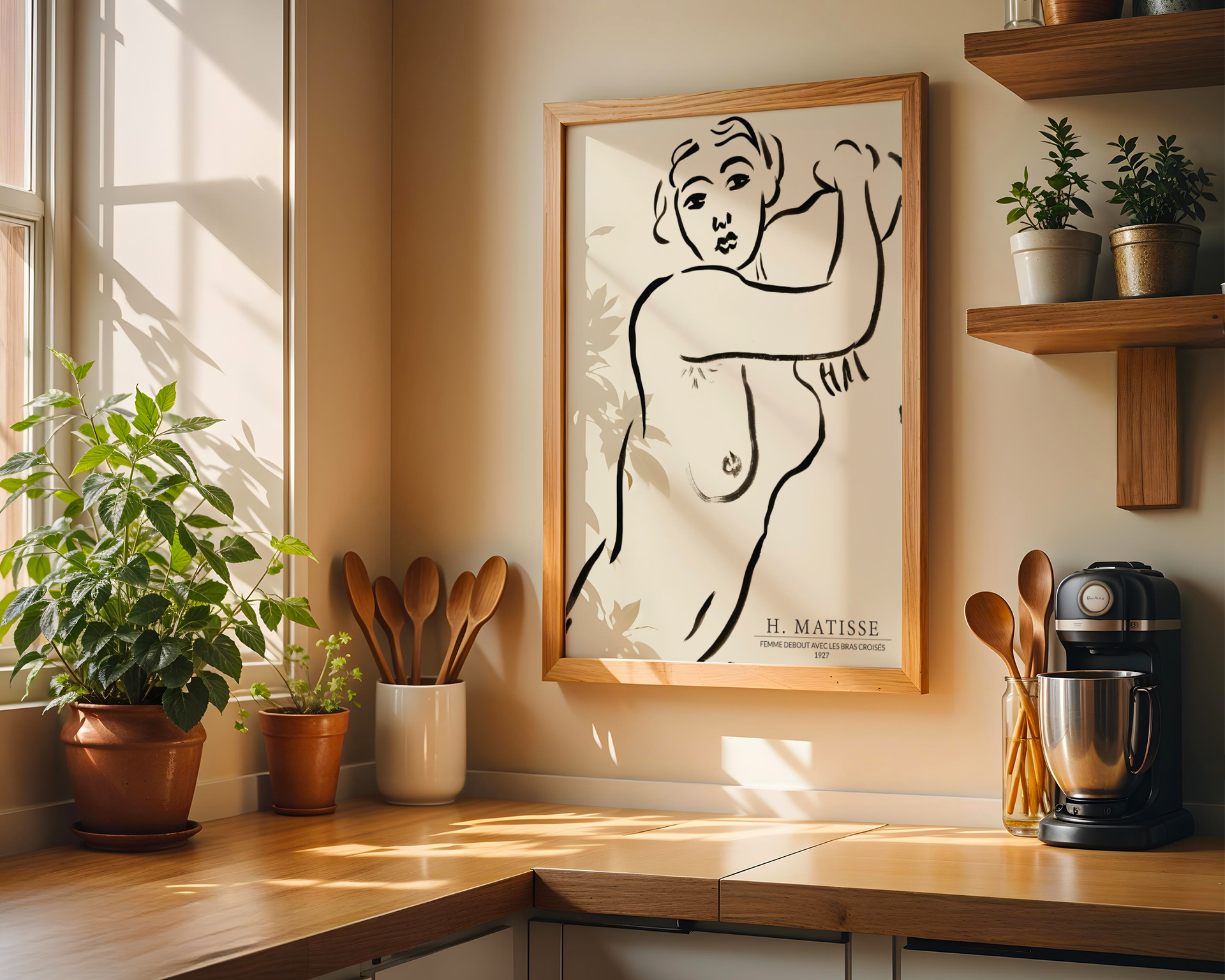 Henri Matisse - Femme debout avec les bras croisés (1927)