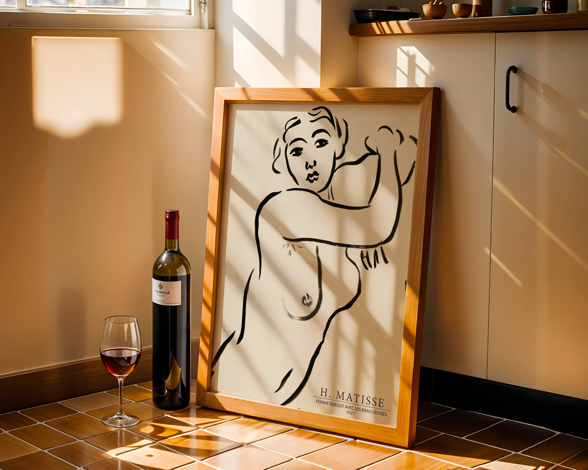 Henri Matisse - Femme debout avec les bras croisés (1927)