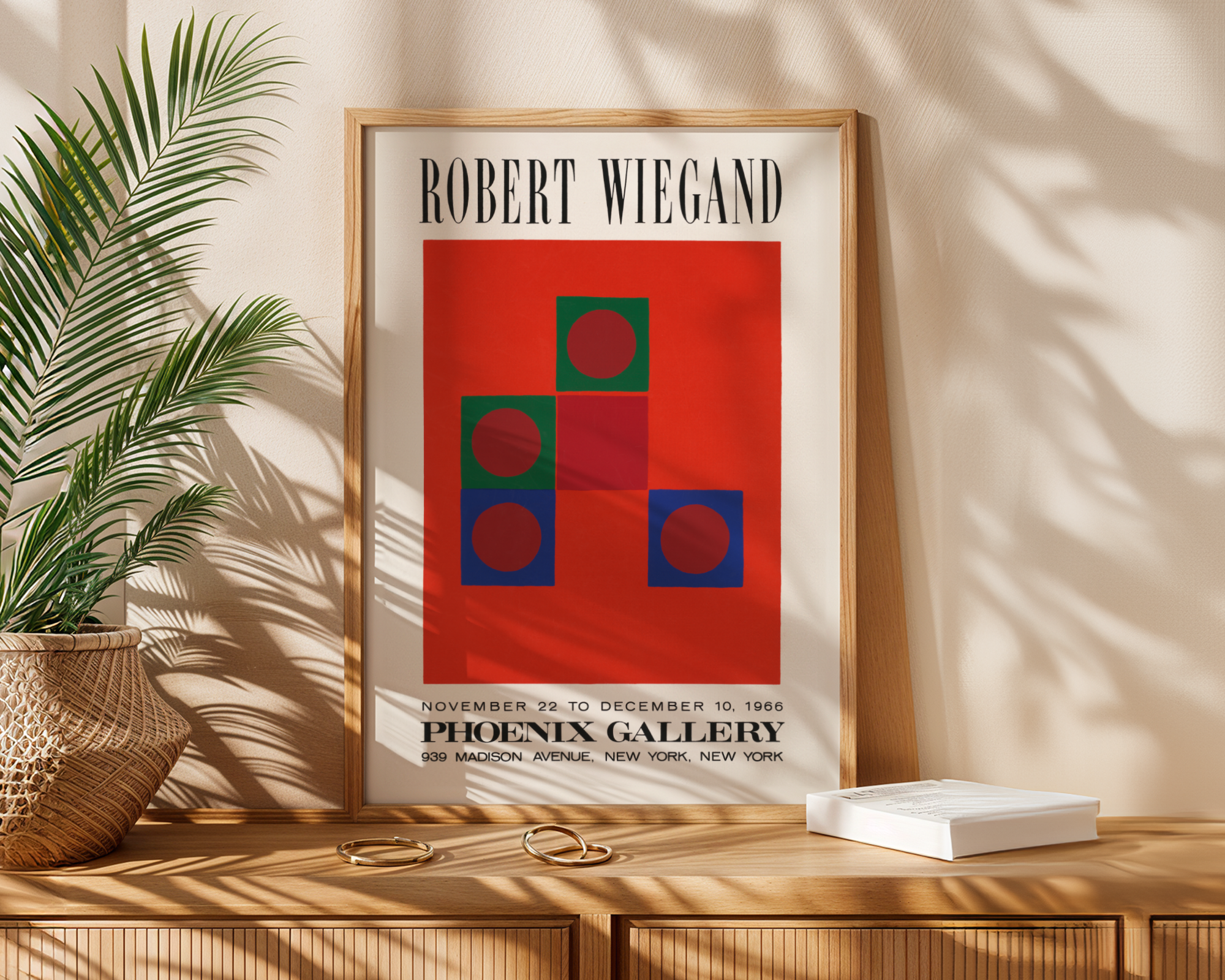 Robert Wiegand Utstillingsplakat (1966)