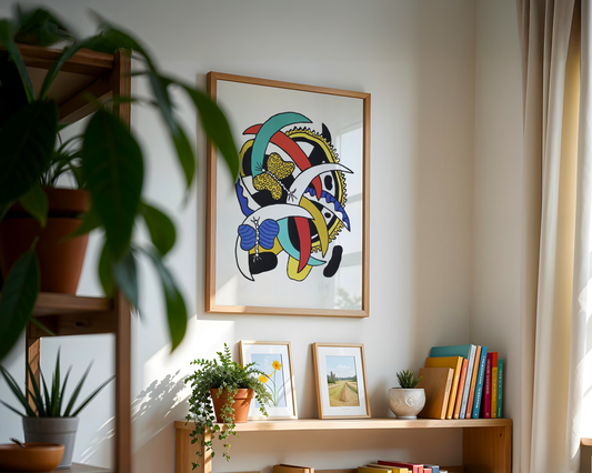 Fernand Léger - Les Papillons (Sommerfugler)