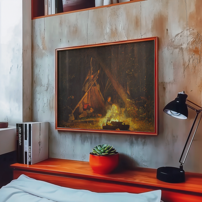 Winslow Homer - Camp Fire