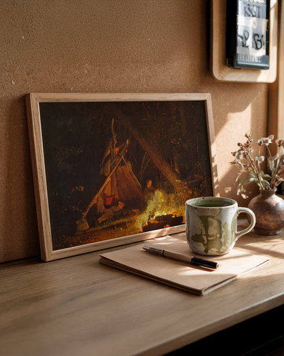 Winslow Homer - Camp Fire