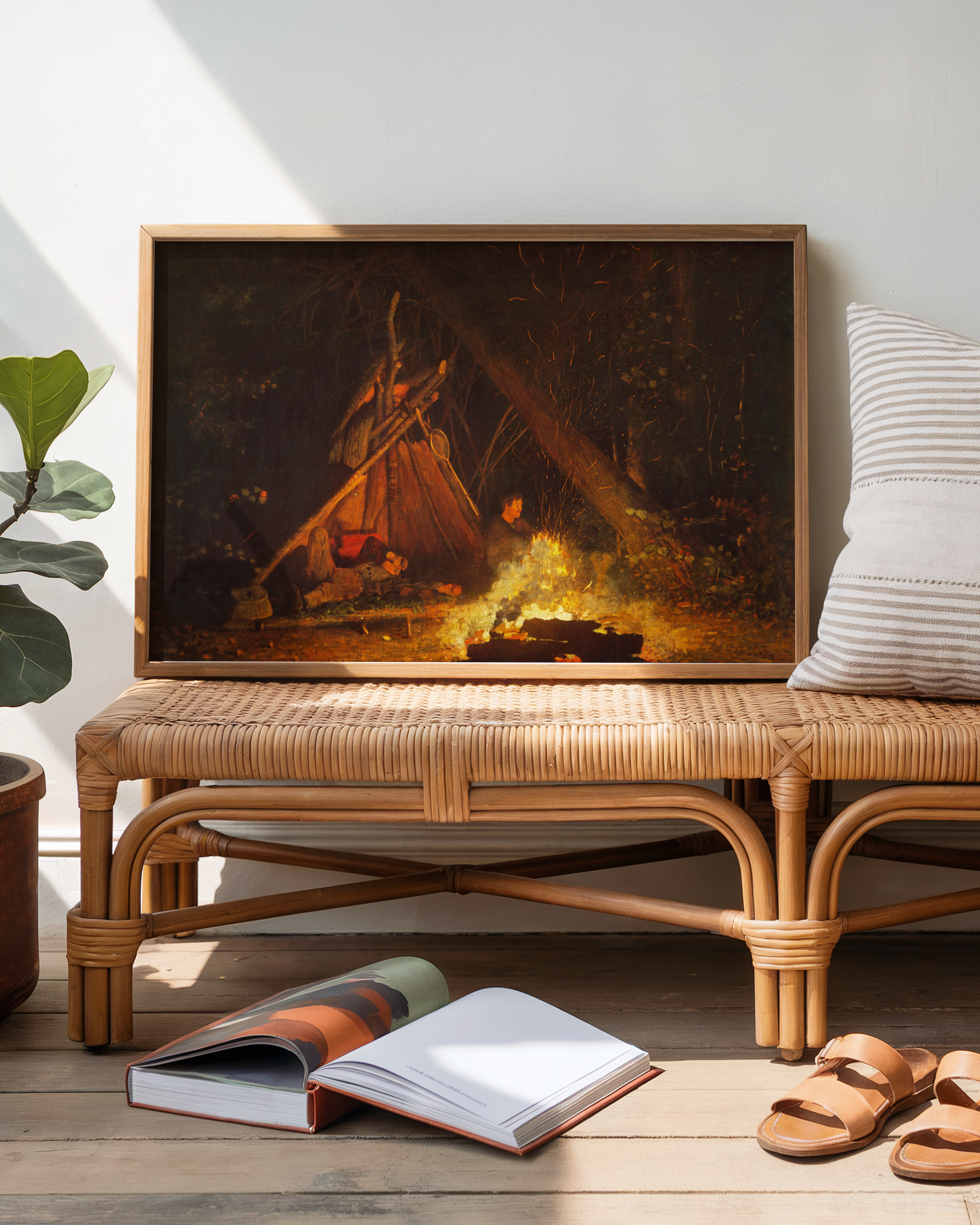 Winslow Homer - Camp Fire