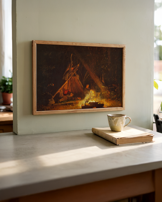 Winslow Homer - Camp Fire