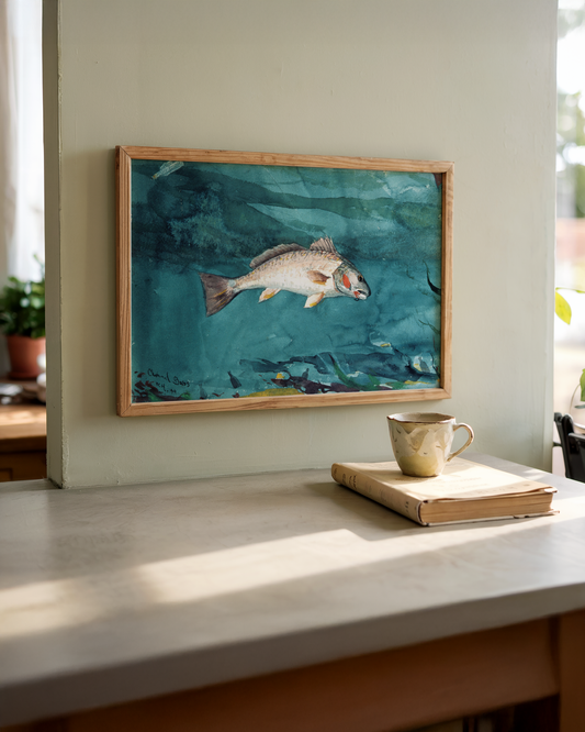 Winslow Homer - Channel Bass (1904)