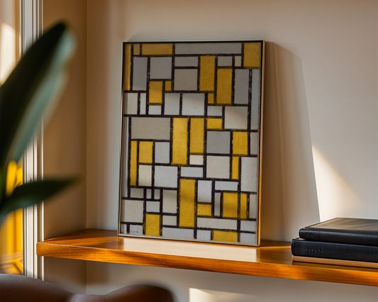 Piet Mondrian - Composition with Grid 1