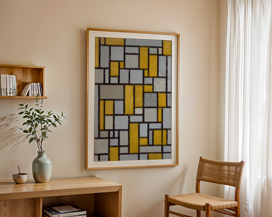 Piet Mondrian - Composition with Grid 1