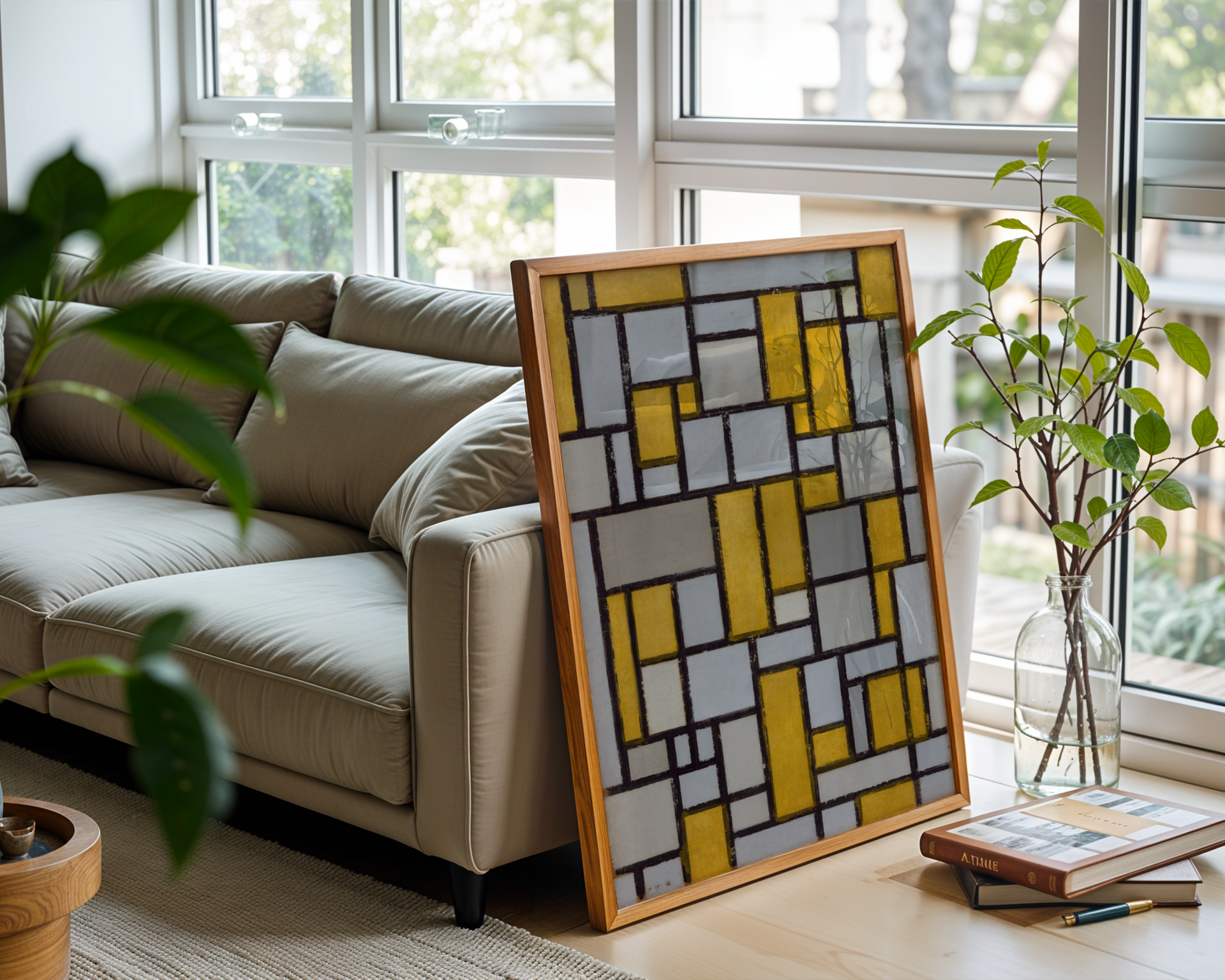 Piet Mondrian - Composition with Grid 1