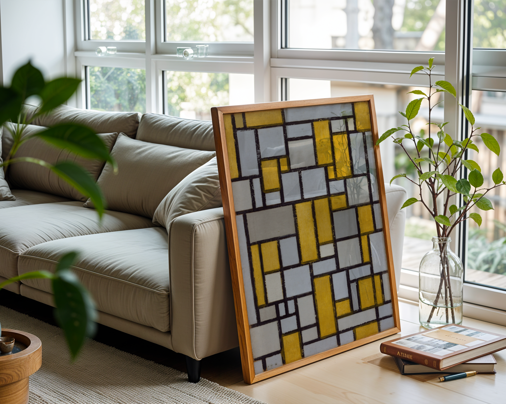 Piet Mondrian - Composition with Grid 1