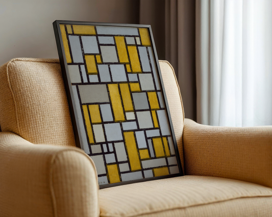 Piet Mondrian - Composition with Grid 1