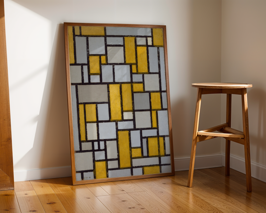 Piet Mondrian - Composition with Grid 1