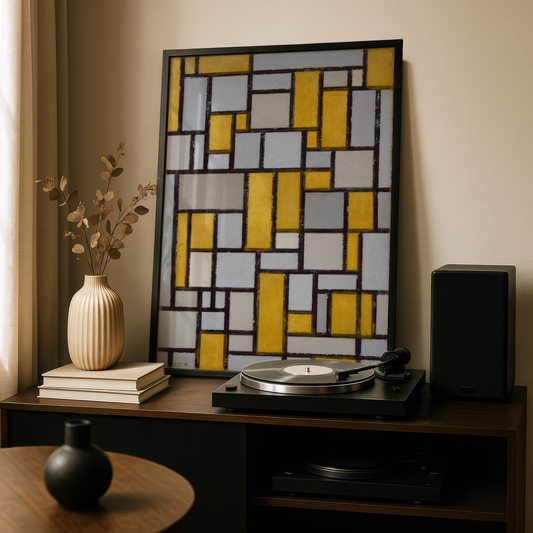 Piet Mondrian - Composition with Grid 1