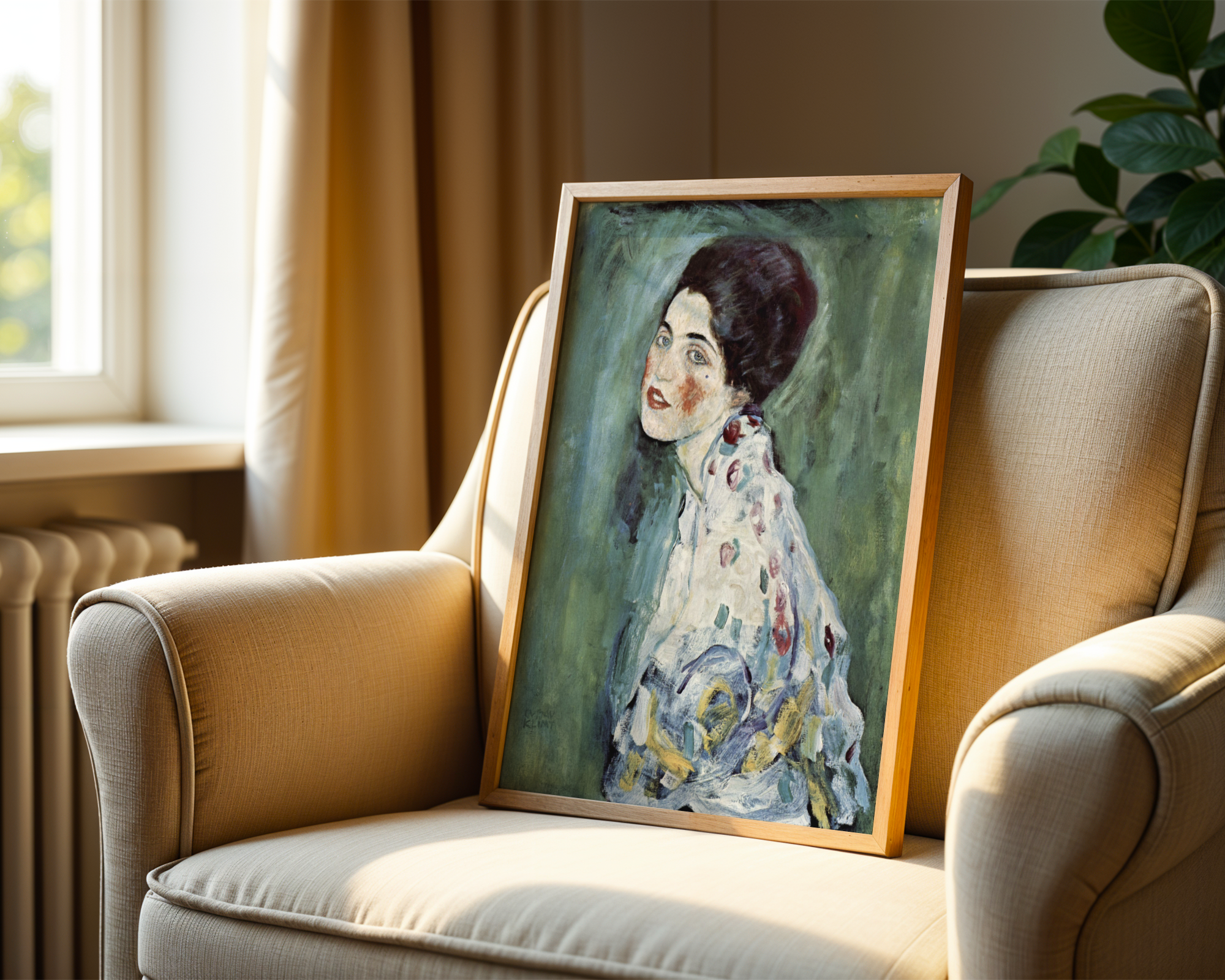 Gustav Klimt - Portrett av en dame