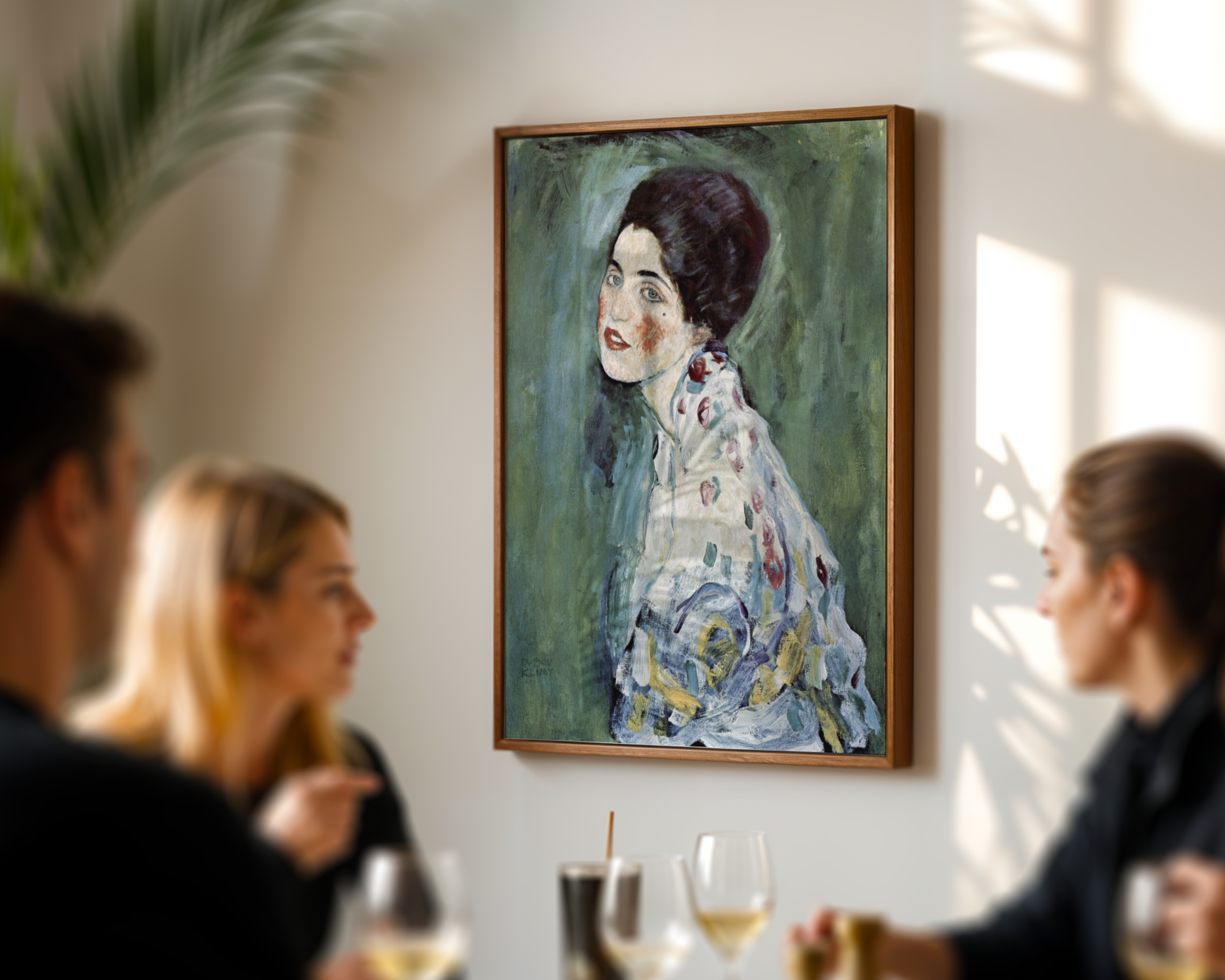 Gustav Klimt - Portrett av en dame
