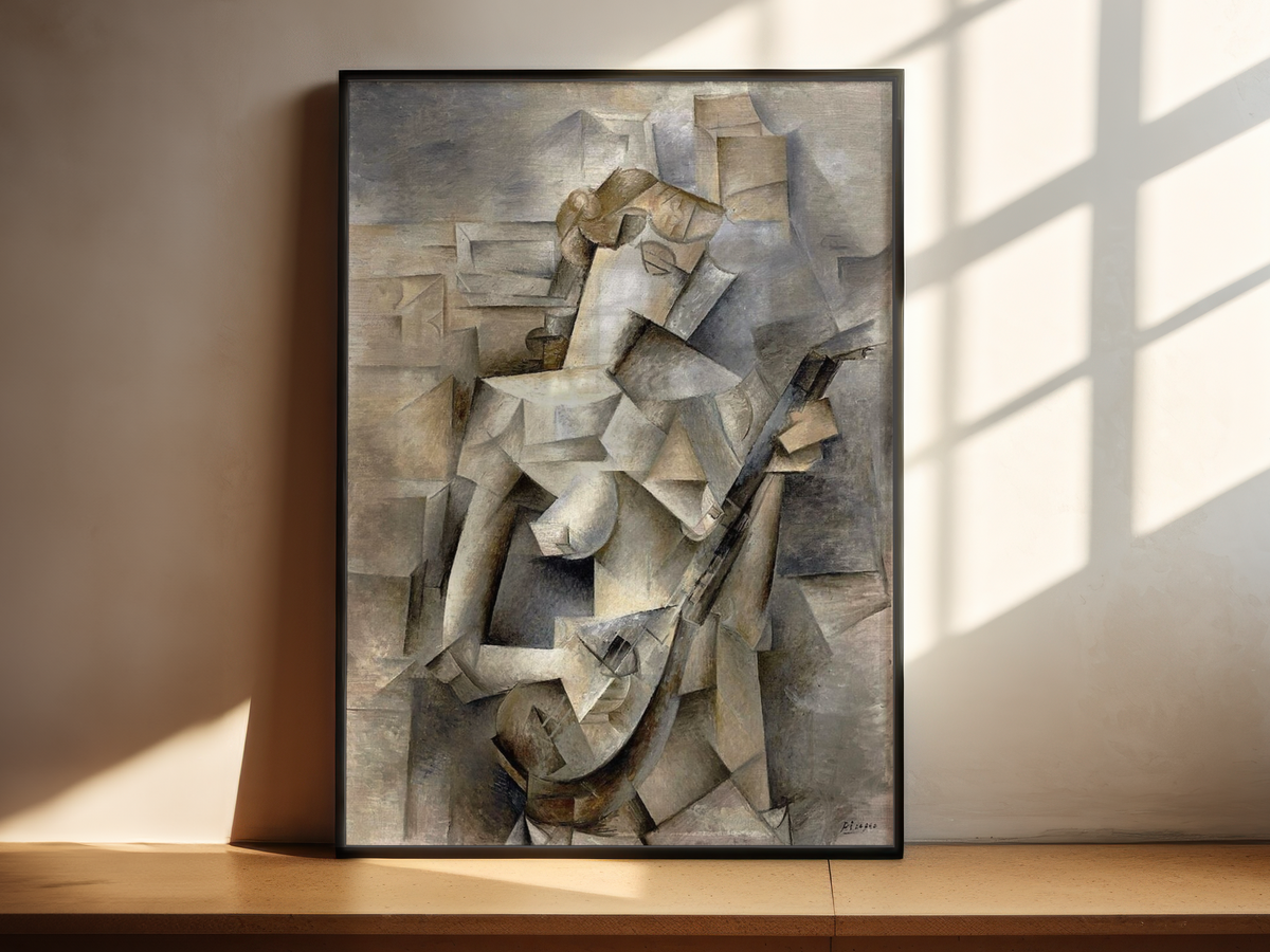 Pablo Picasso - Girl with Mandolin (1910)