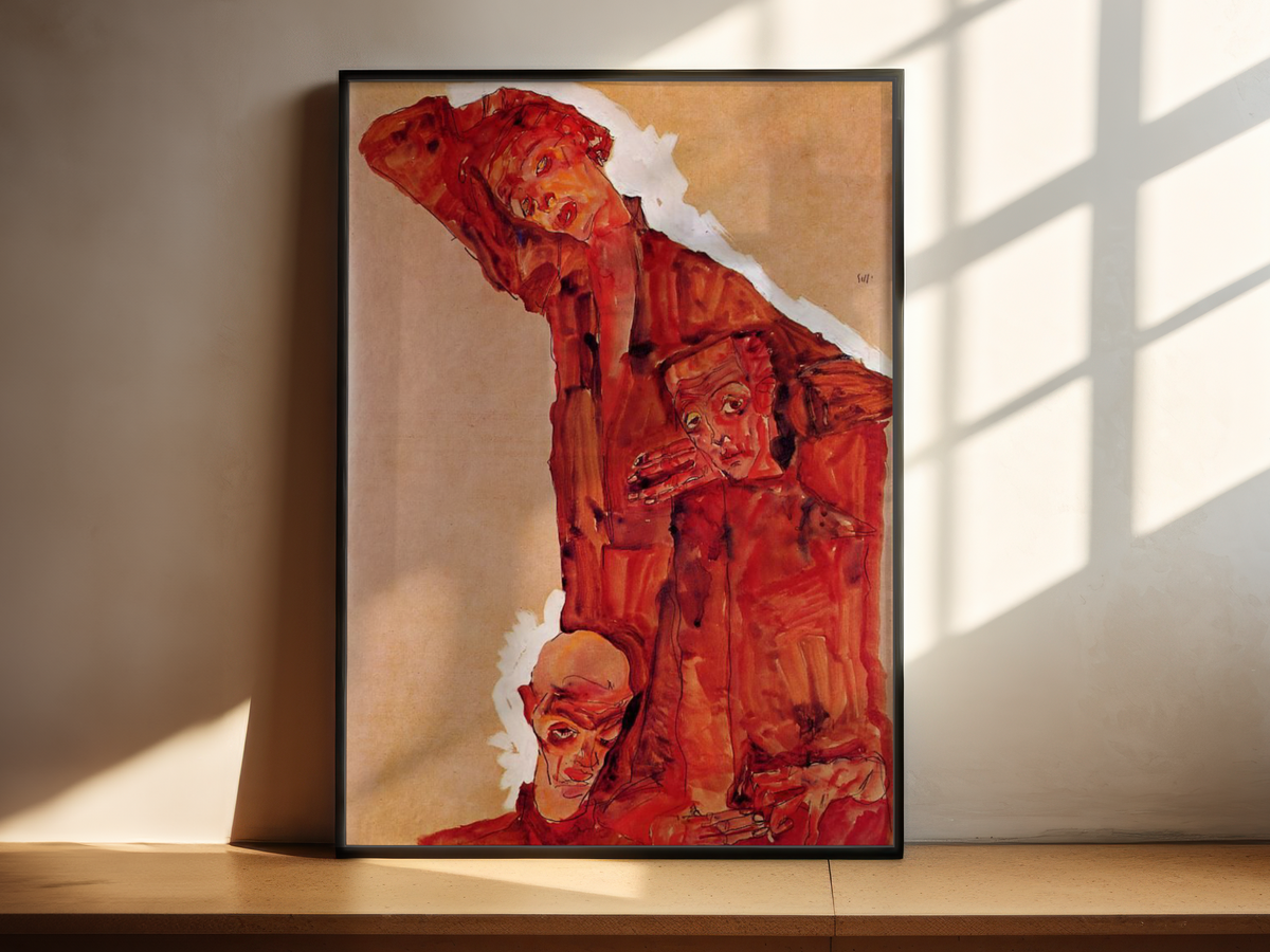 Egon Schiele - Triple Self-Expression (1911)