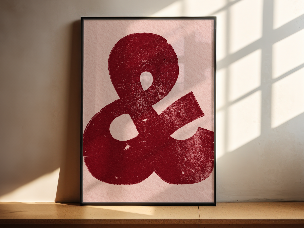 & - Typografisk Kunst No.1