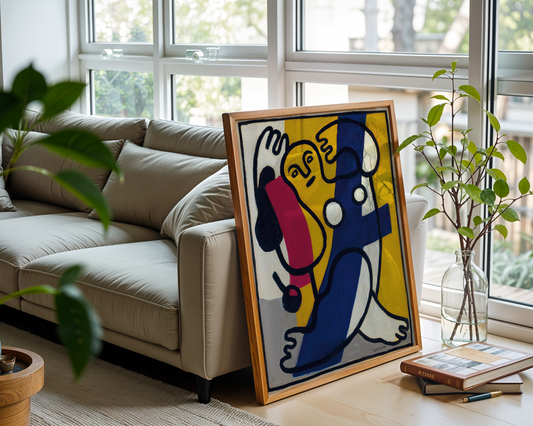 Fernand Léger - Dancer in Yellow and Blue