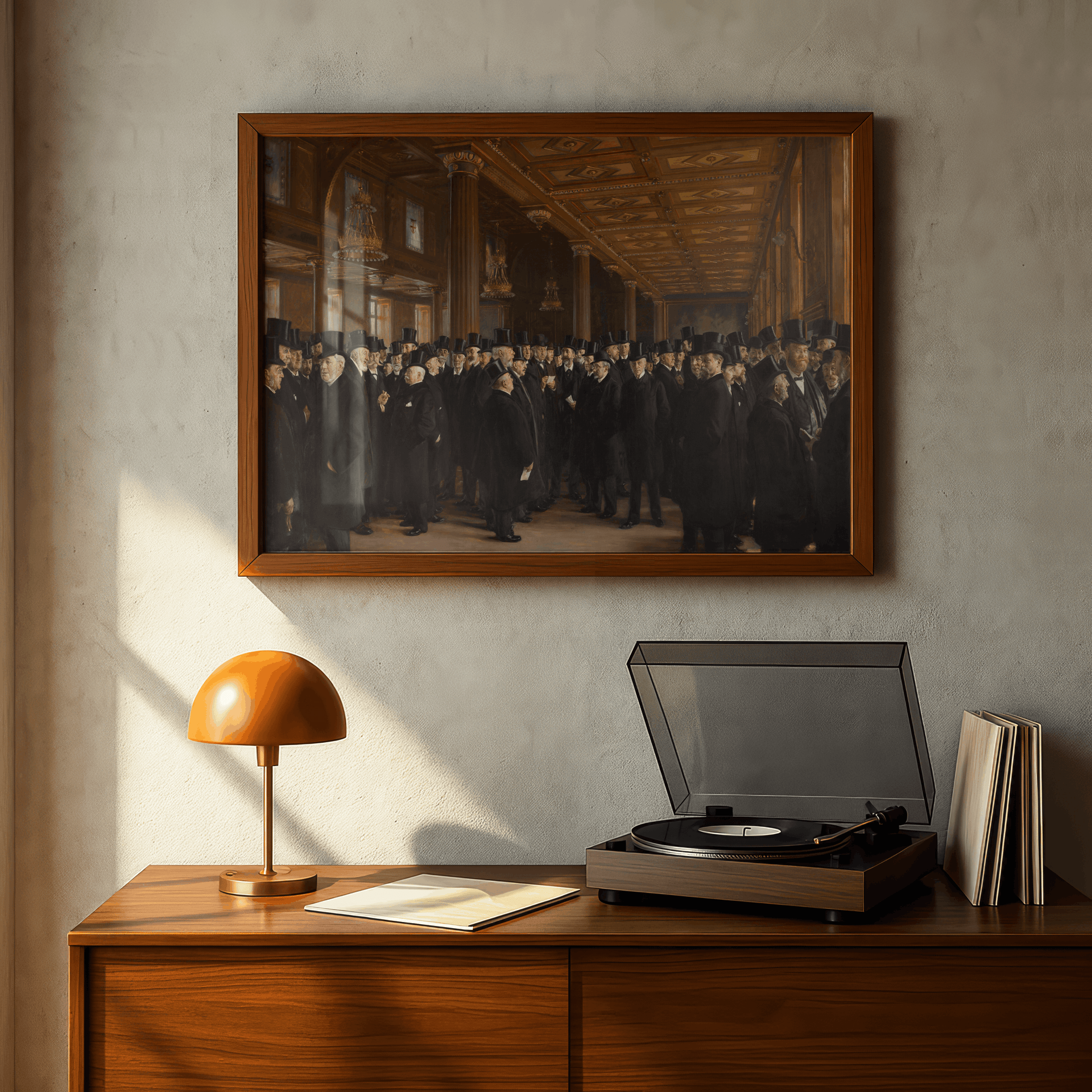 Peder Severin Krøyer - From Copenhagen Stock Exchange (1895)