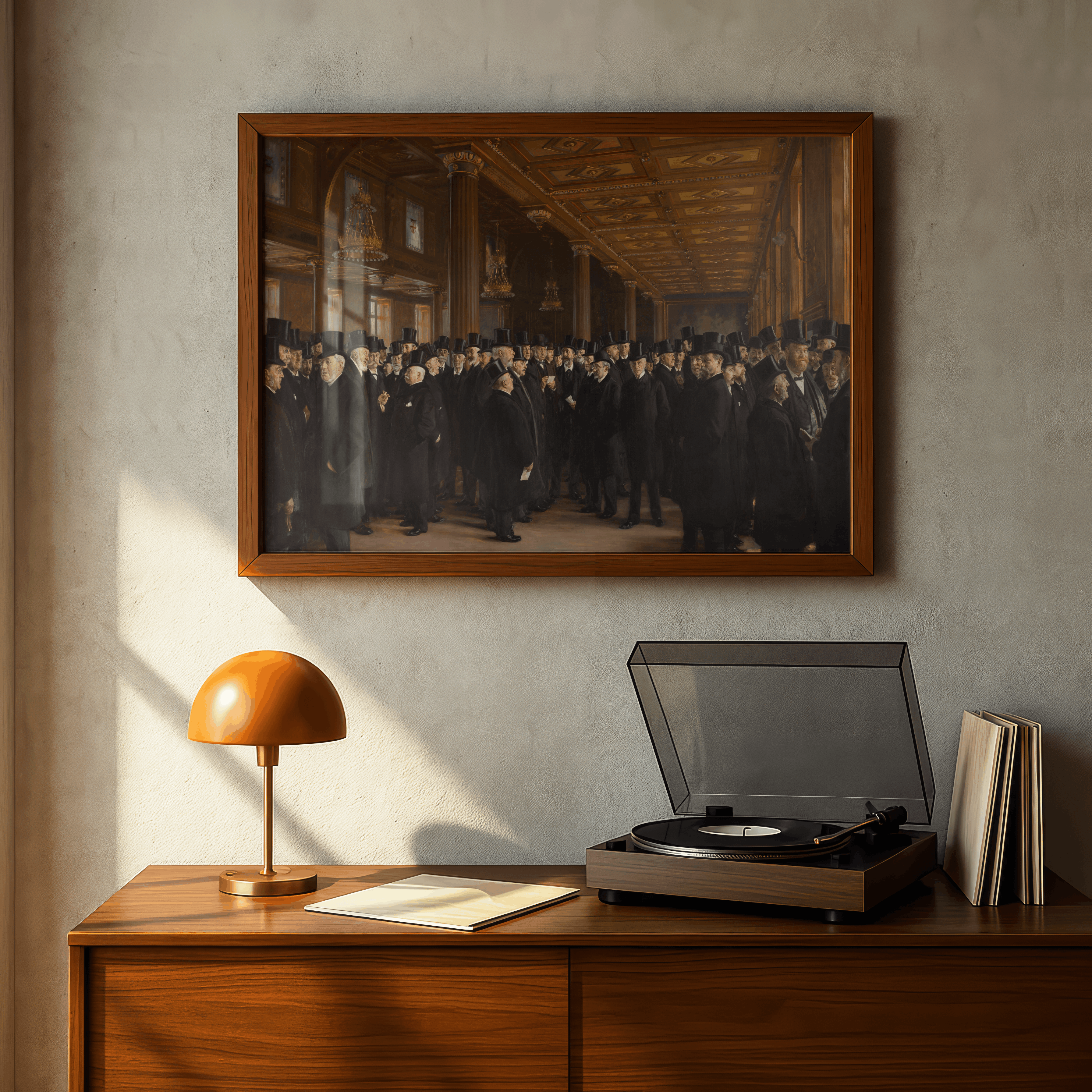 Peder Severin Krøyer - From Copenhagen Stock Exchange (1895)