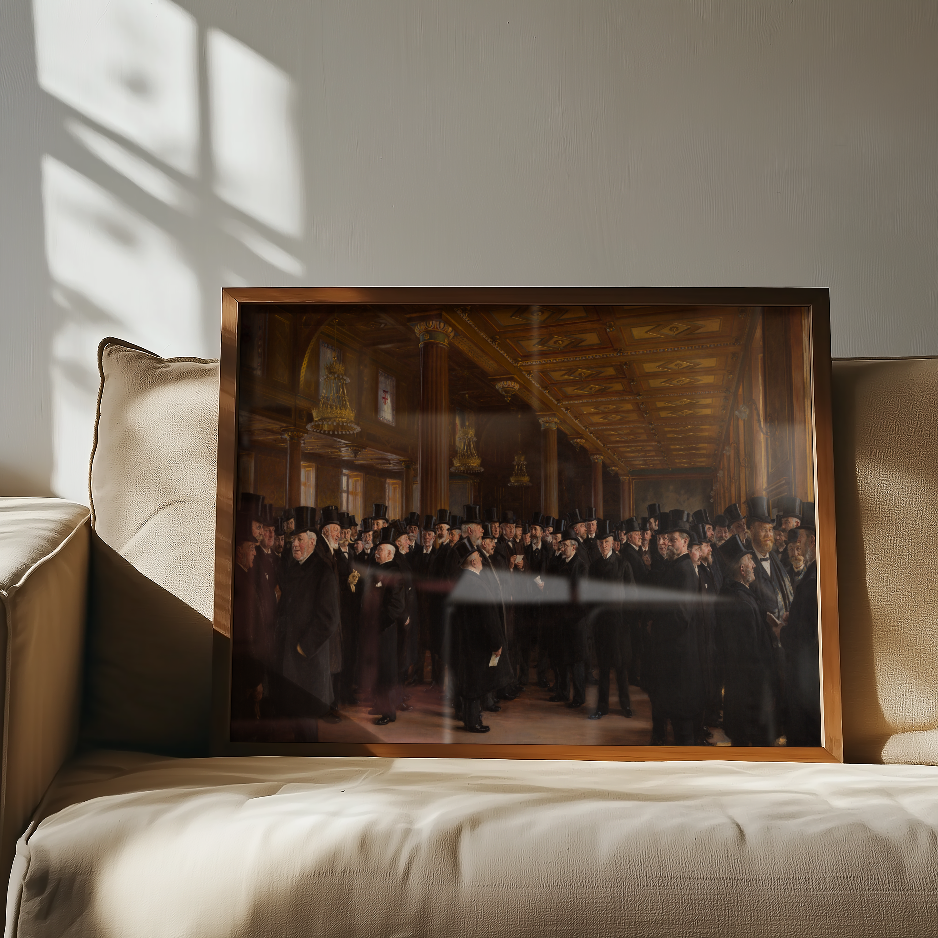 Peder Severin Krøyer - From Copenhagen Stock Exchange (1895)