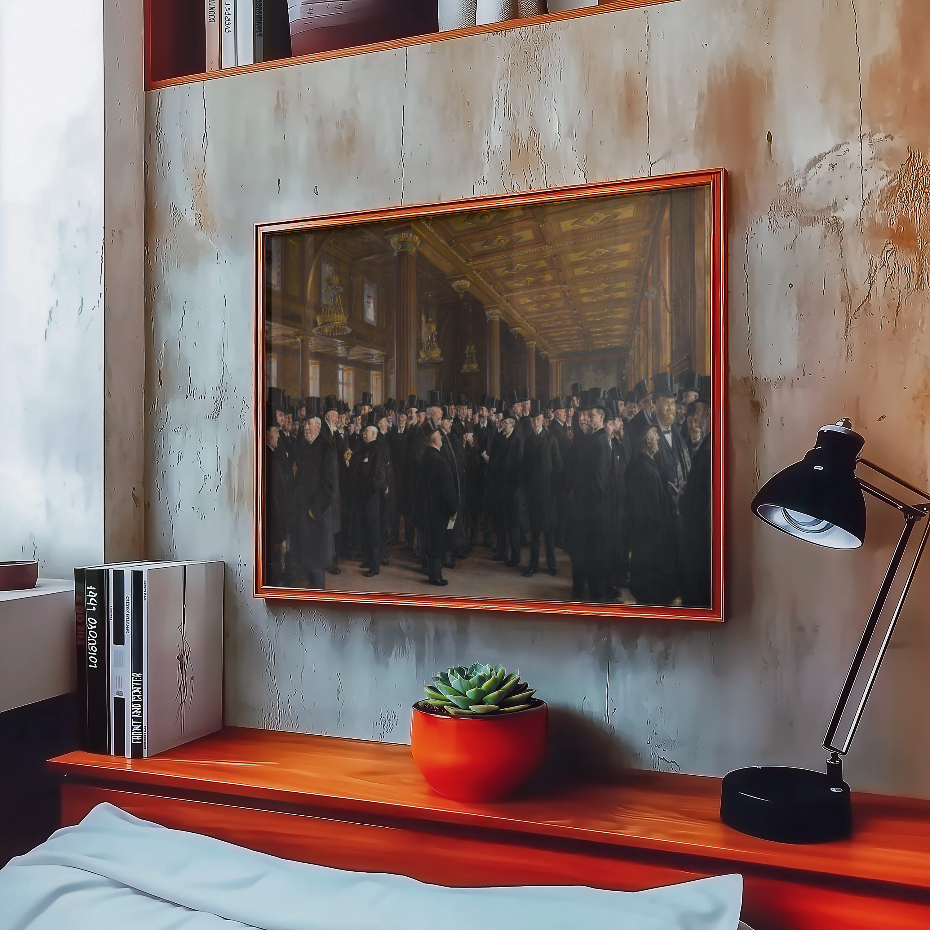 Peder Severin Krøyer - From Copenhagen Stock Exchange (1895)