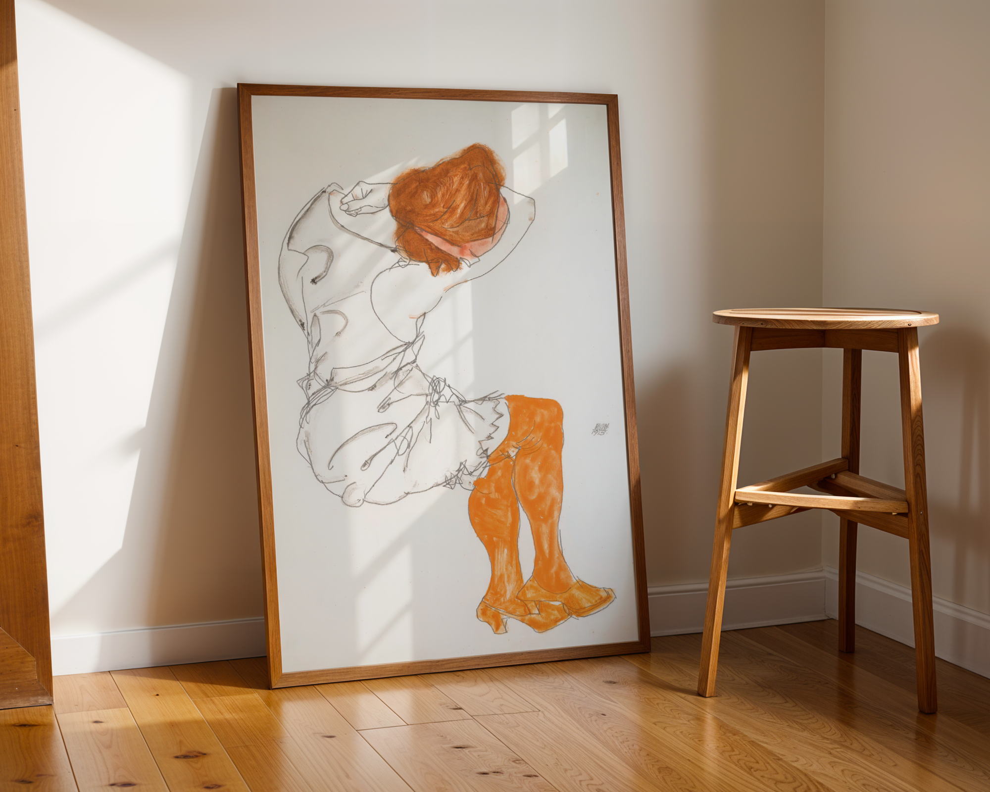 Egon Schiele - The Sleeping Girl