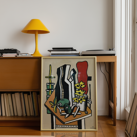 Fernand Léger - Deux Fruits et des Fleurs Jaunes