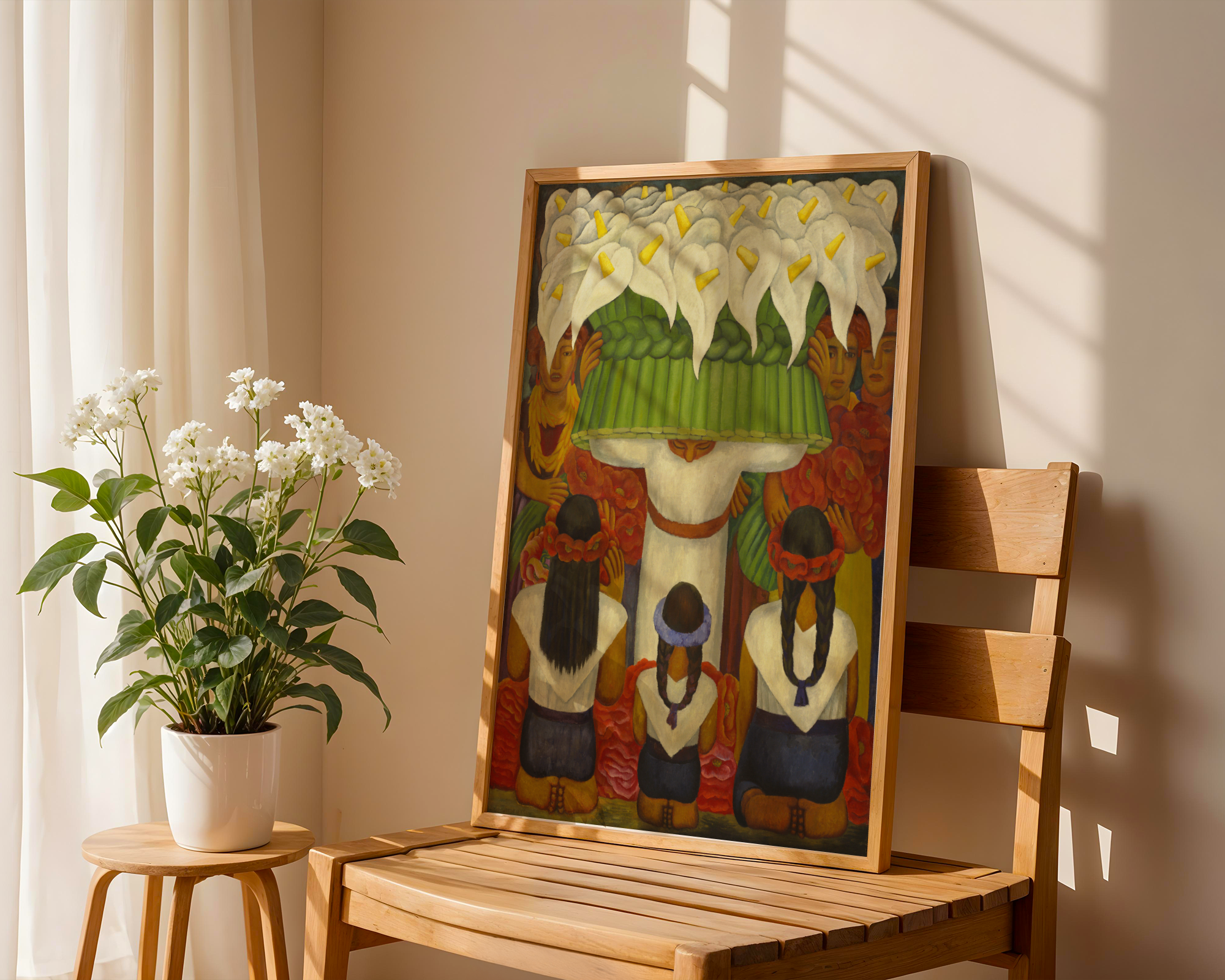 Diego Rivera - Flower Festival: Feast of Santa Anita