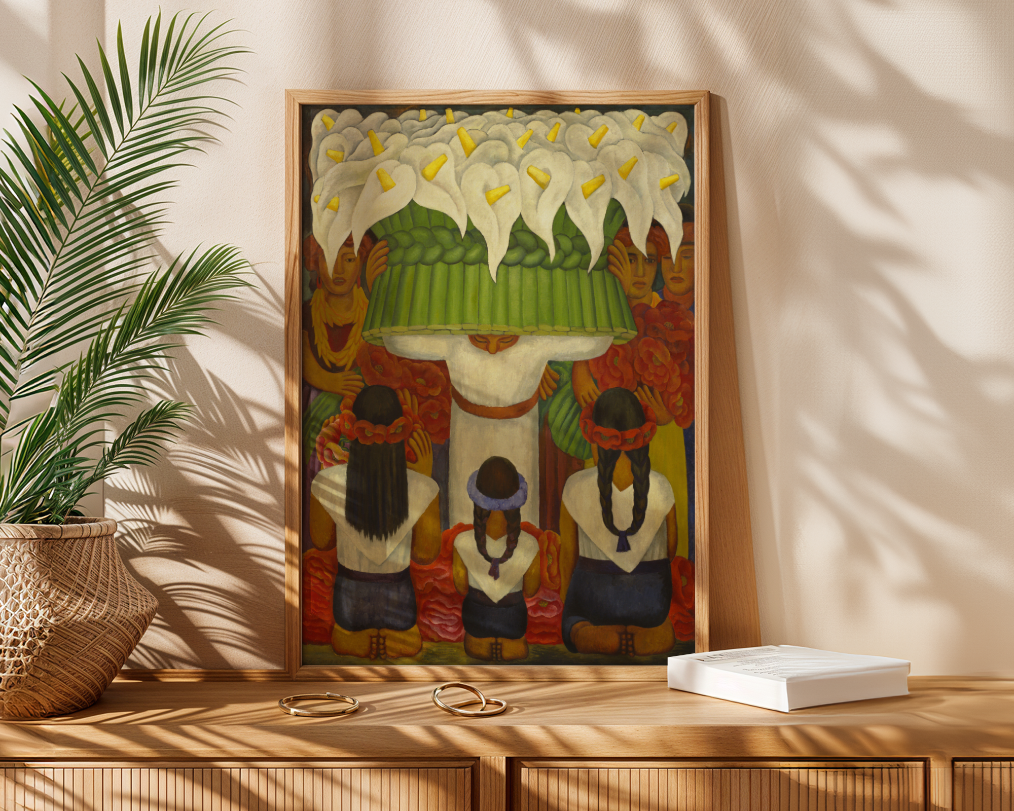 Diego Rivera - Flower Festival: Feast of Santa Anita
