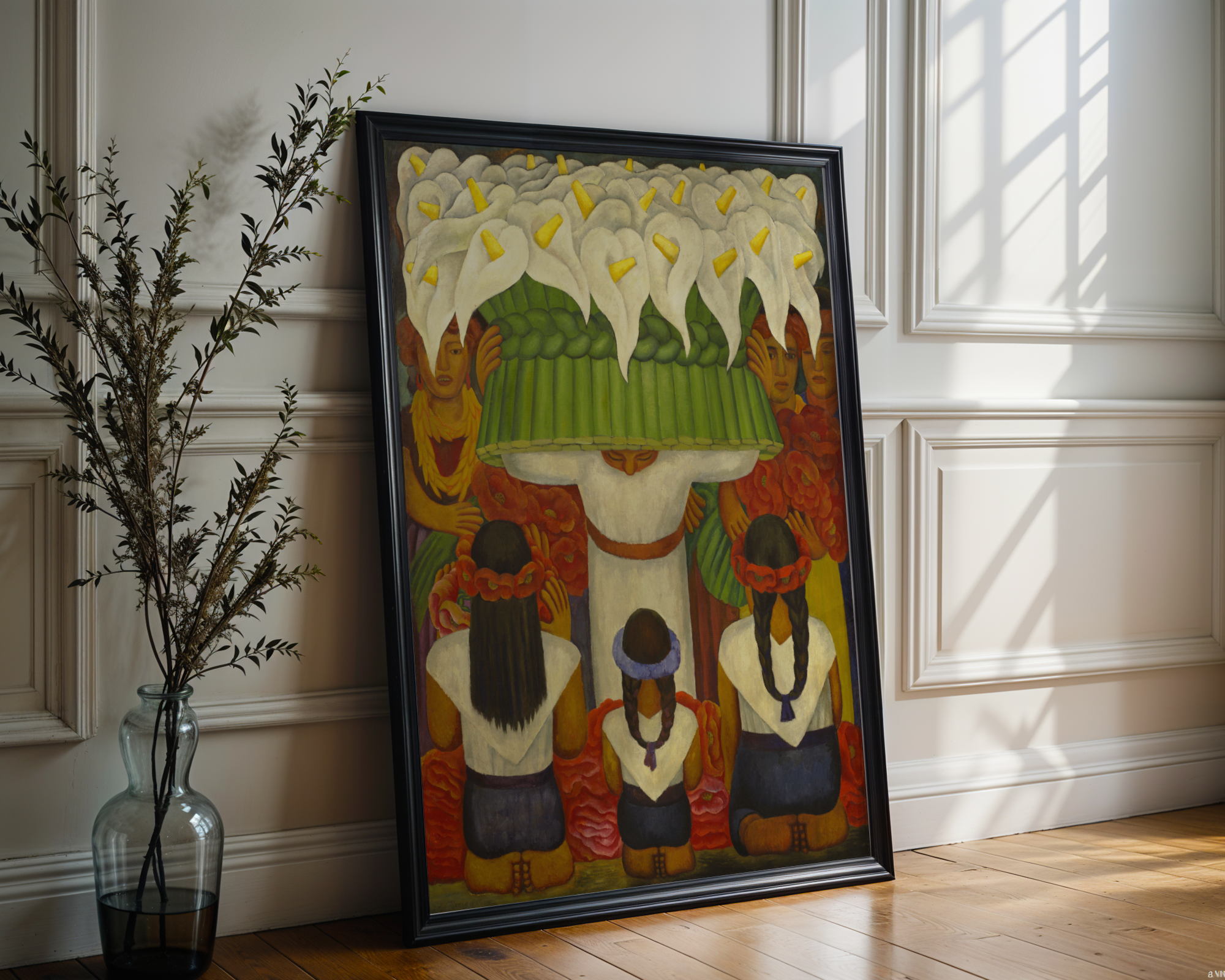 Diego Rivera - Flower Festival: Feast of Santa Anita
