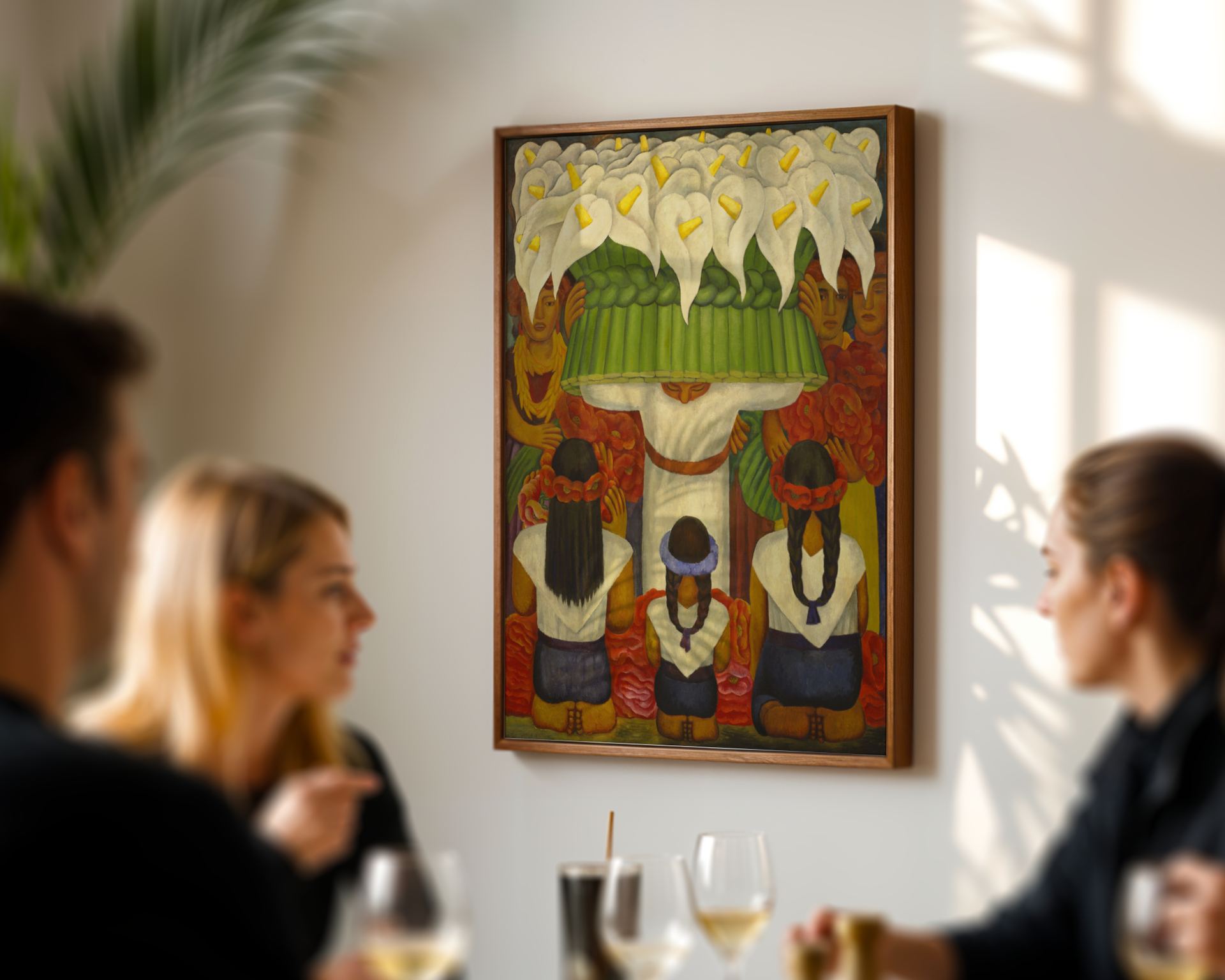 Diego Rivera - Flower Festival: Feast of Santa Anita