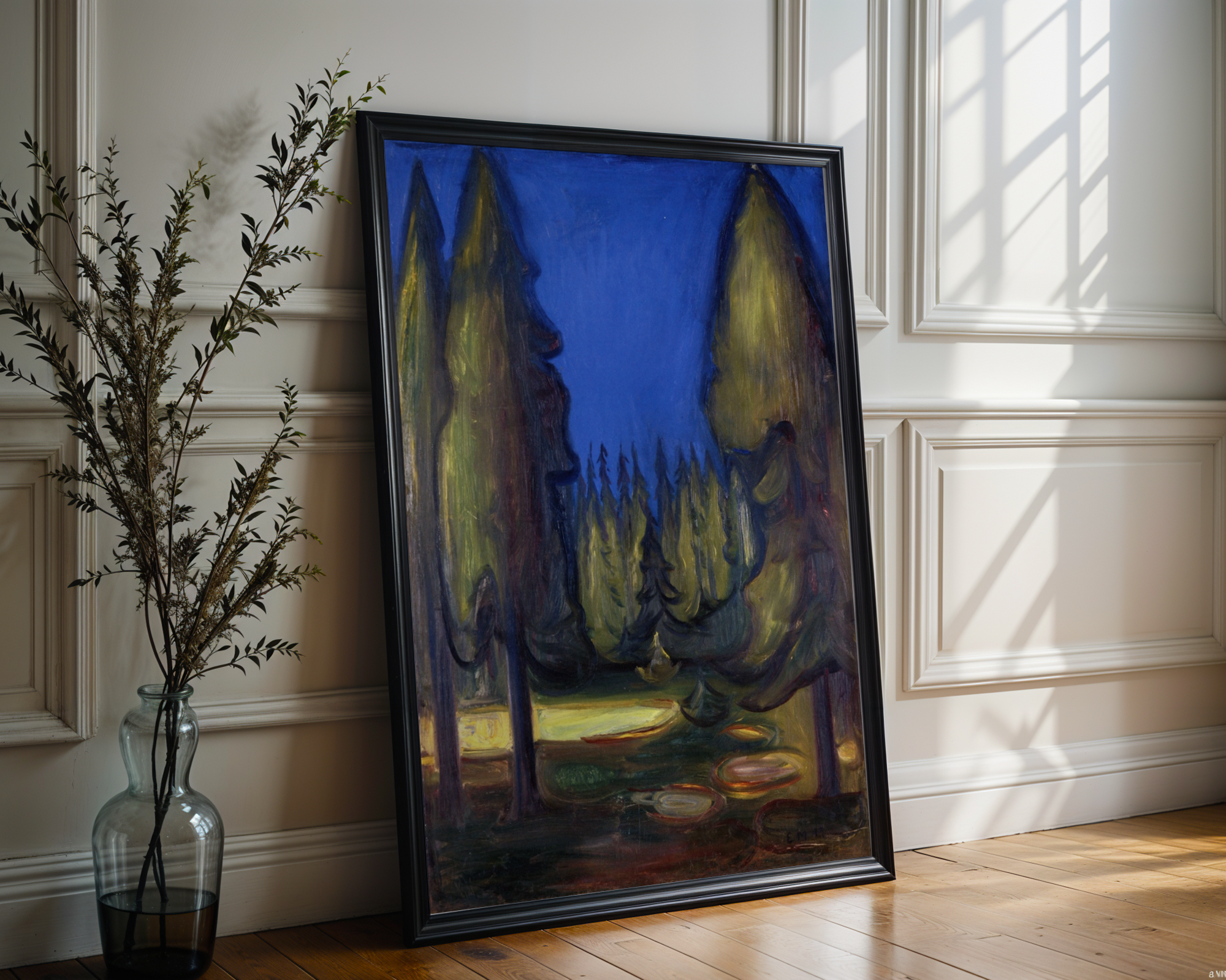 Edvard Munch - Dark Spruce Forest
