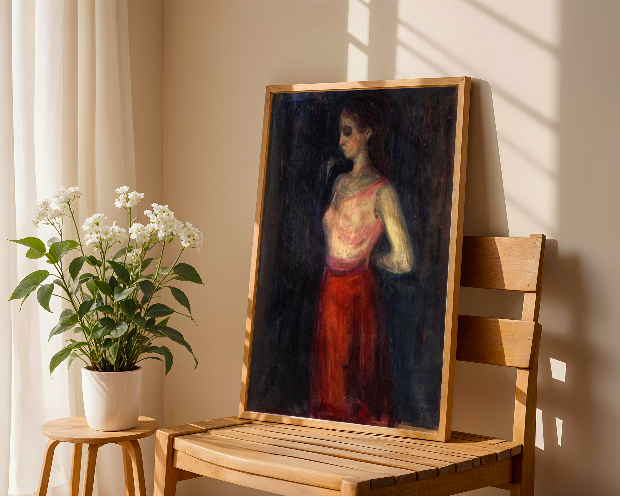 Edvard Munch - Study of a Model (1898)