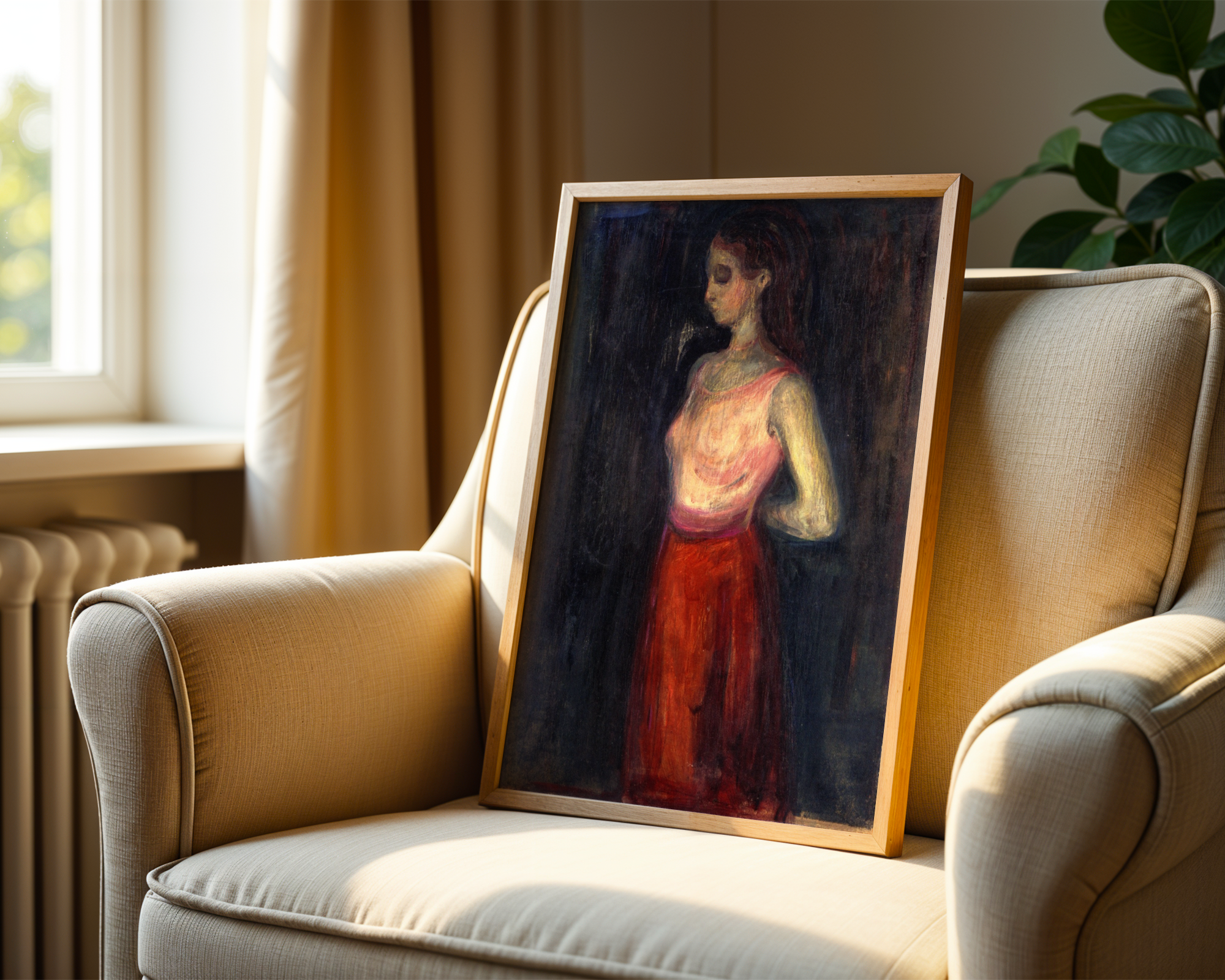Edvard Munch - Study of a Model (1898)