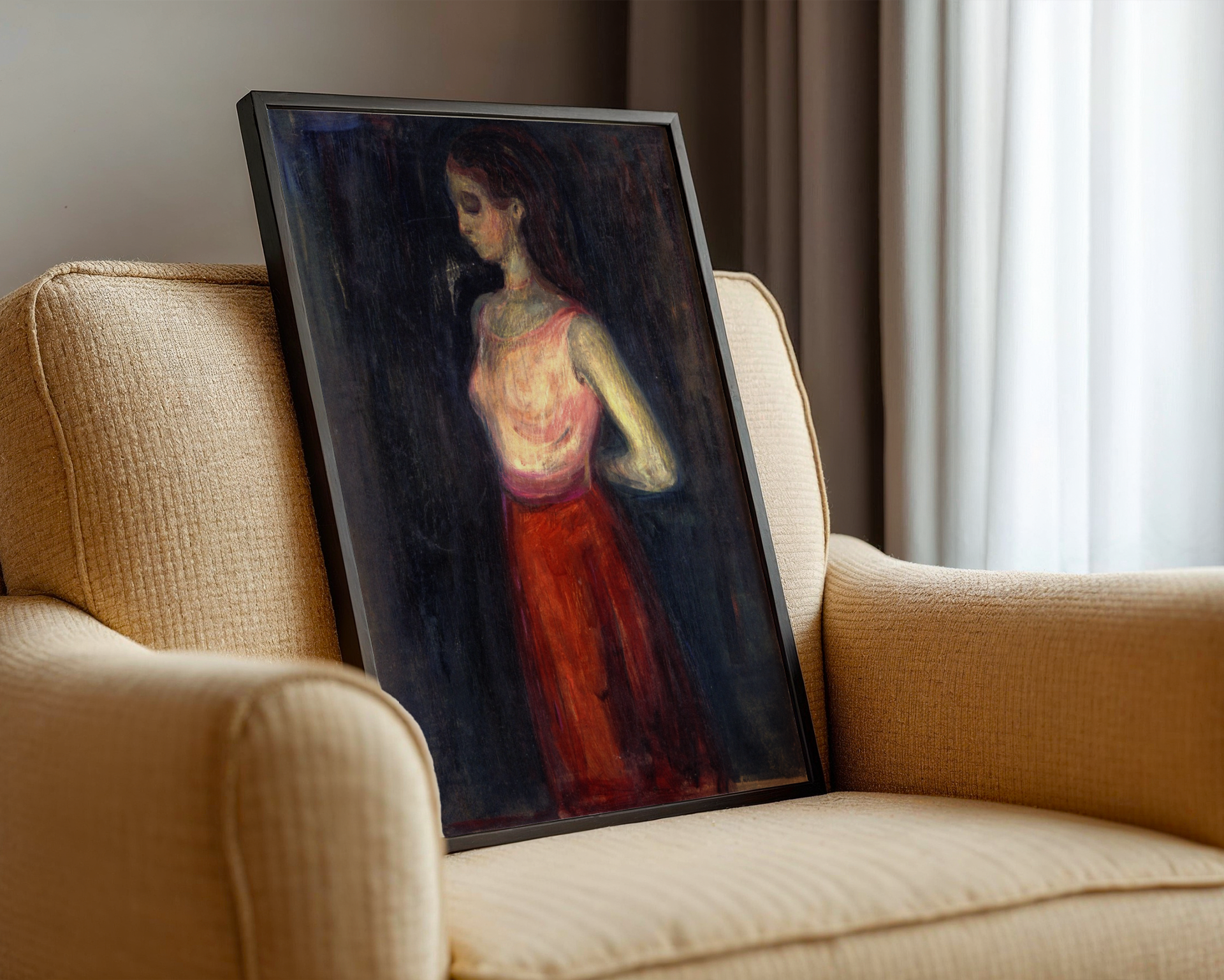 Edvard Munch - Study of a Model (1898)