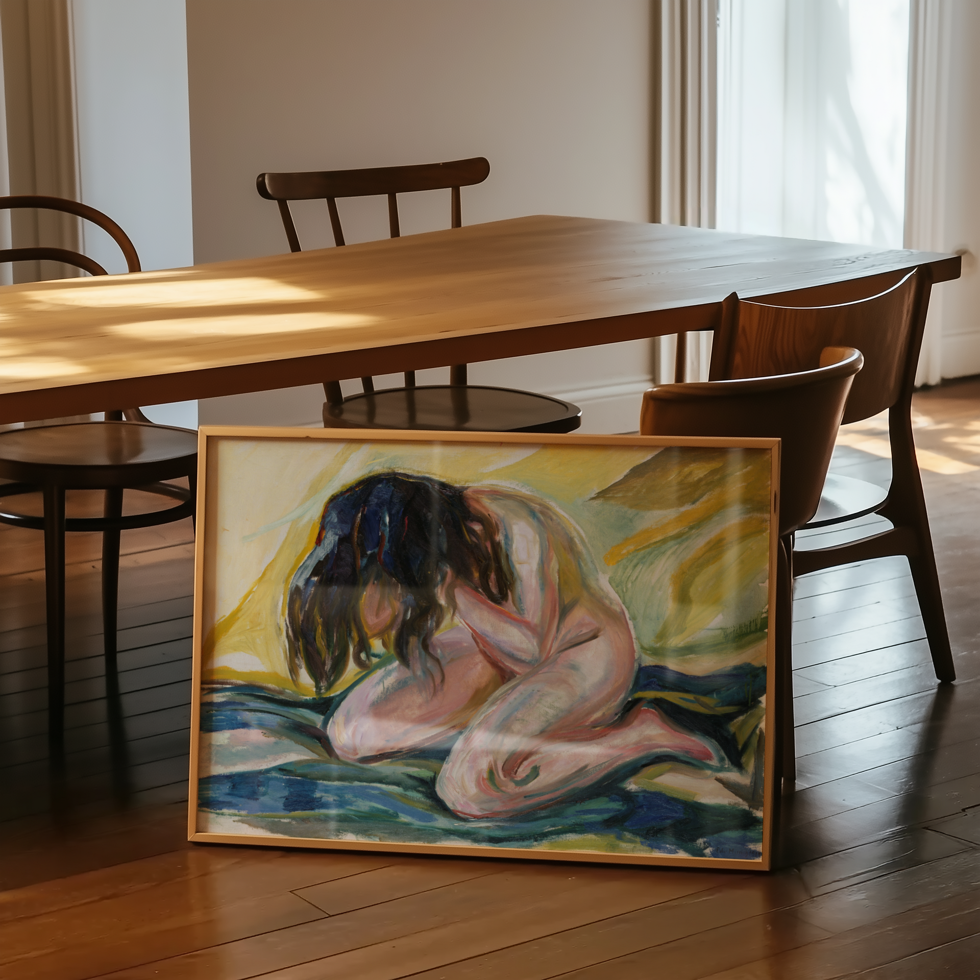 Edvard Munch - Gråtende naken kvinne