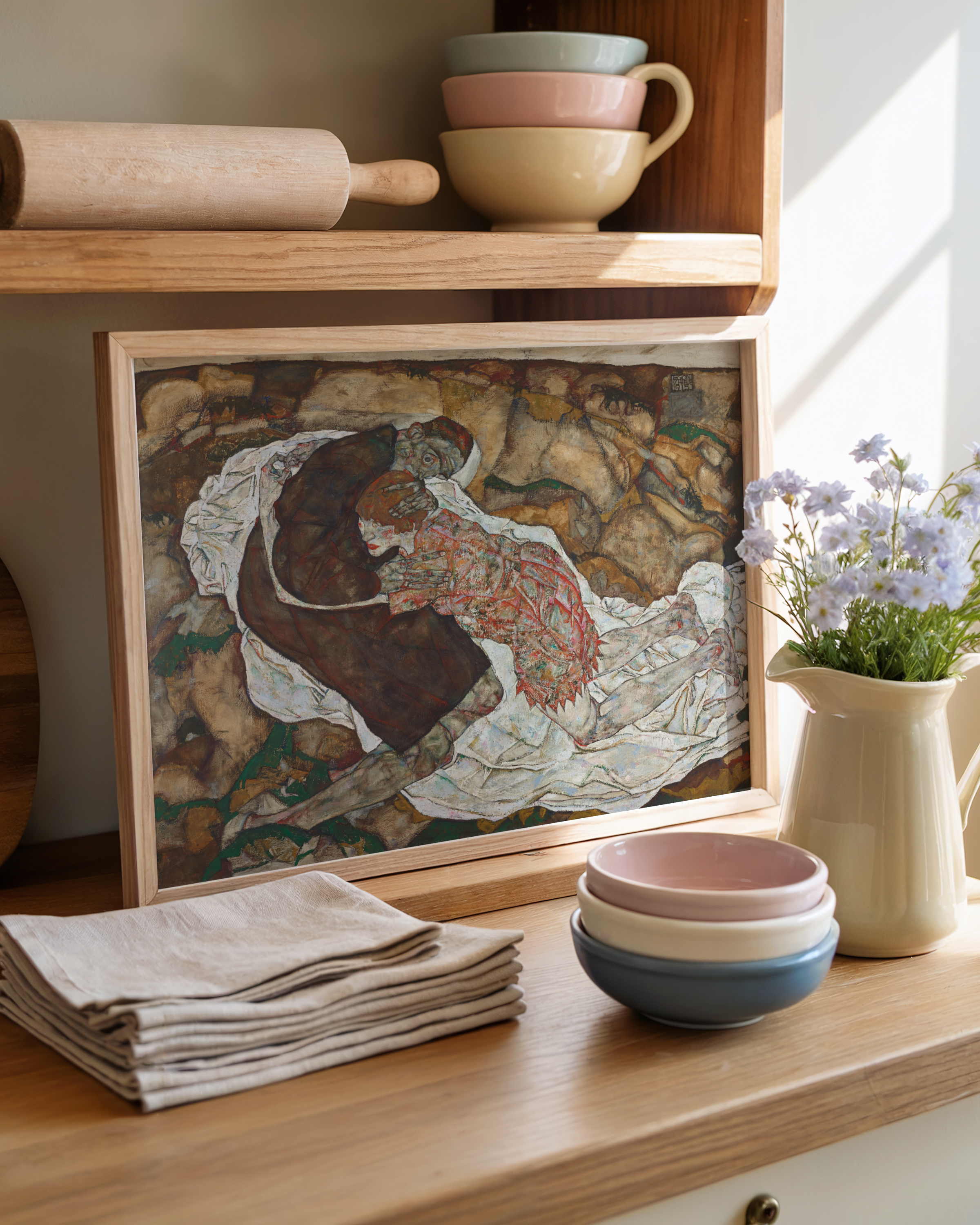 Egon Schiele - Døden og piken (1915)