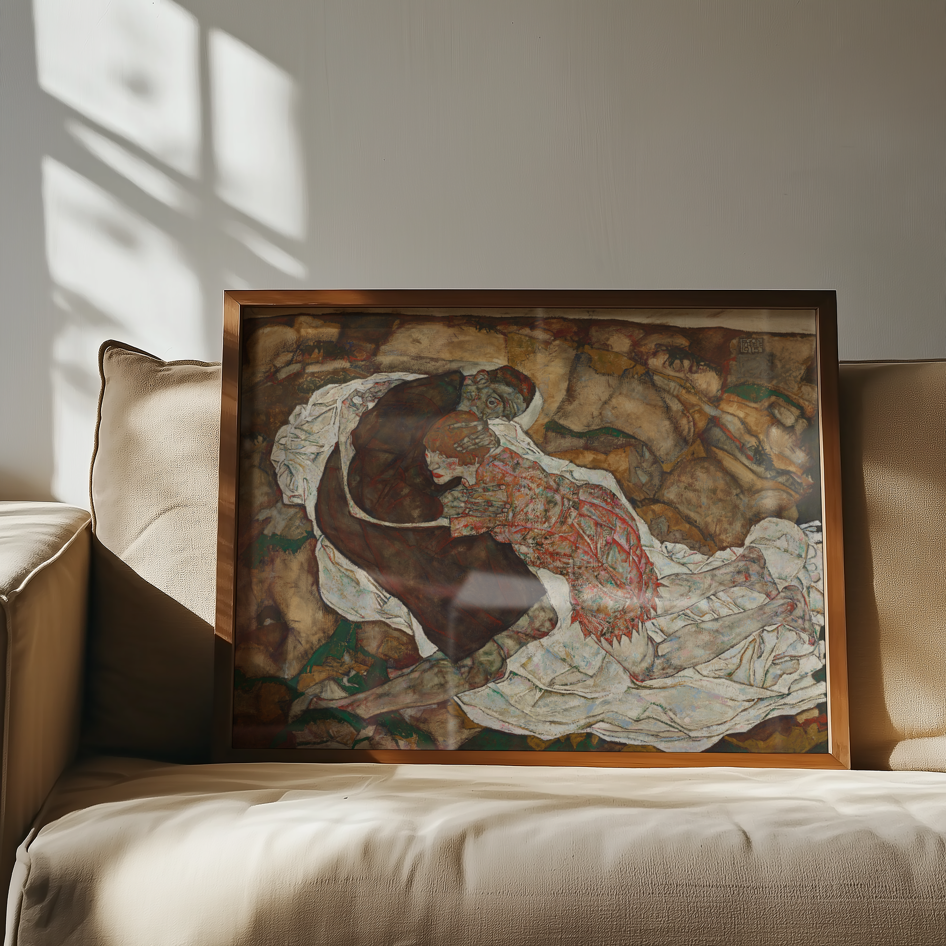 Egon Schiele - Døden og piken (1915)