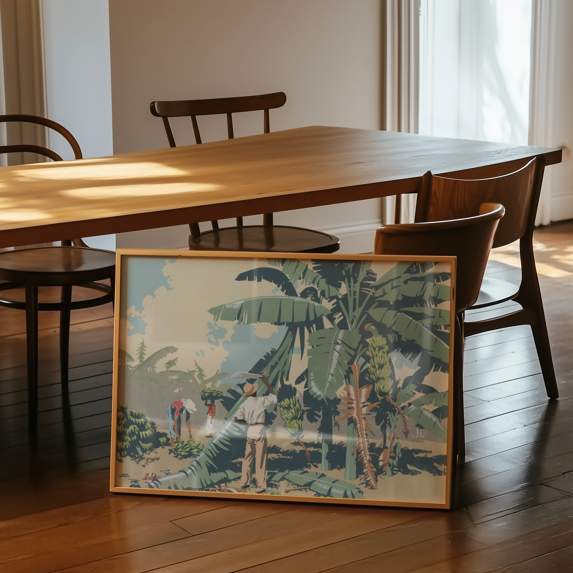 Frank Newbould - Cutting Bananas in Jamaica