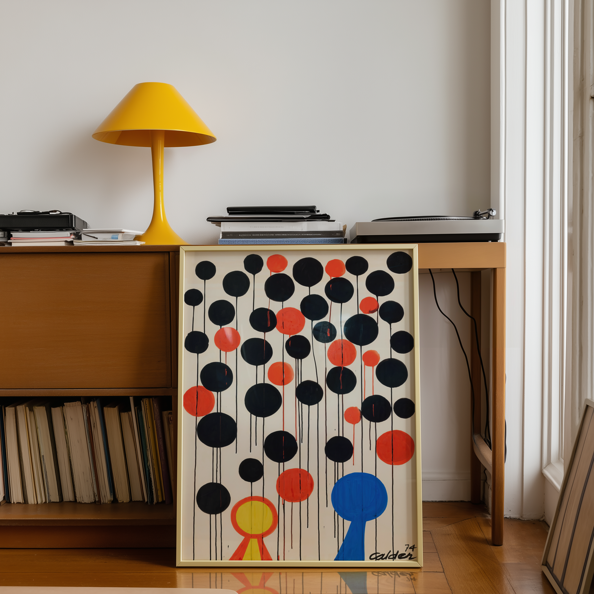 Alexander Calder - Red and Yellow among Blacks