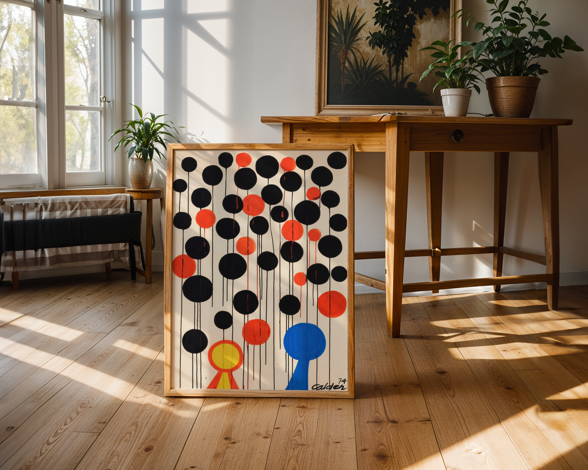 Alexander Calder - Red and Yellow among Blacks