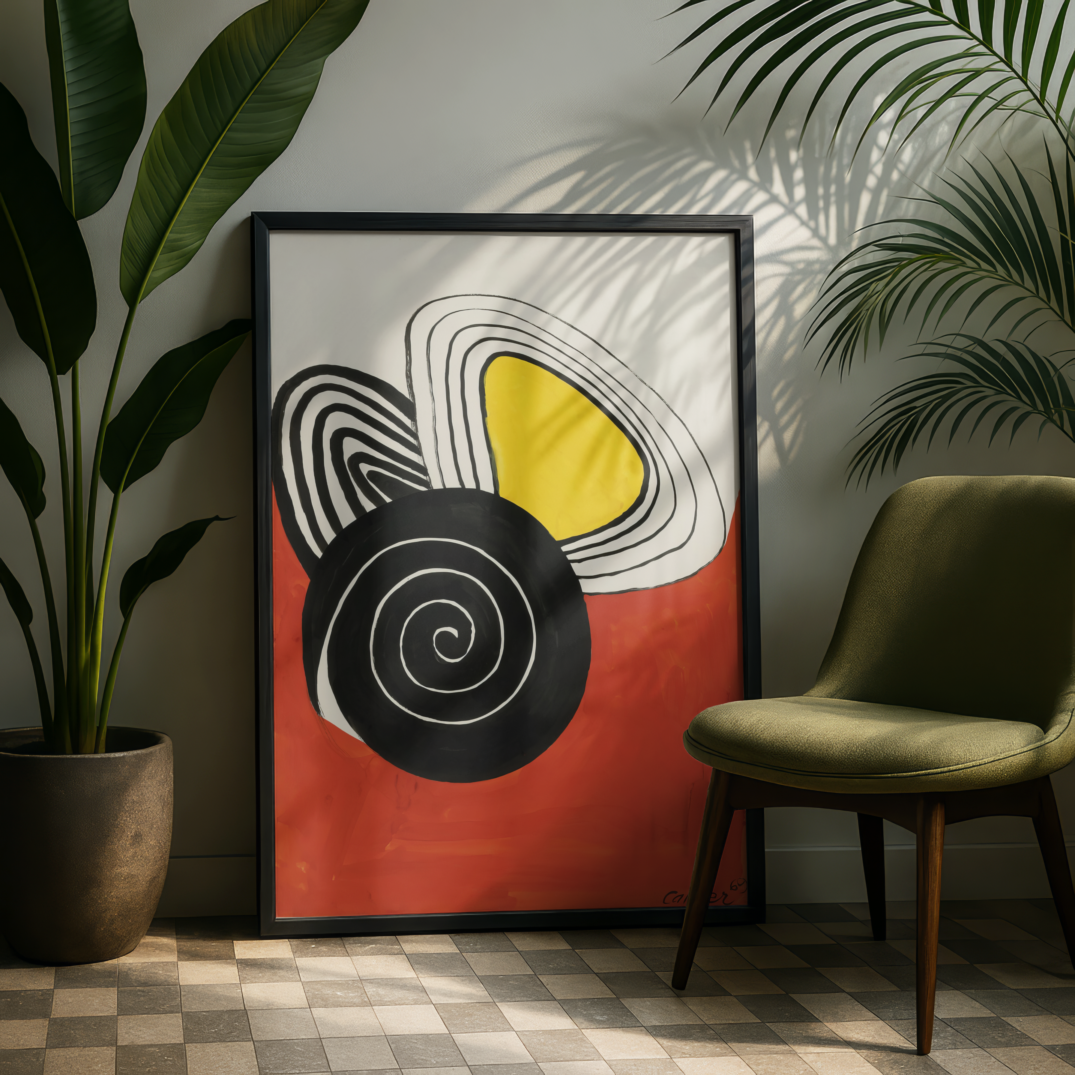 Alexander Calder - Abstracto Espiral Modernismo