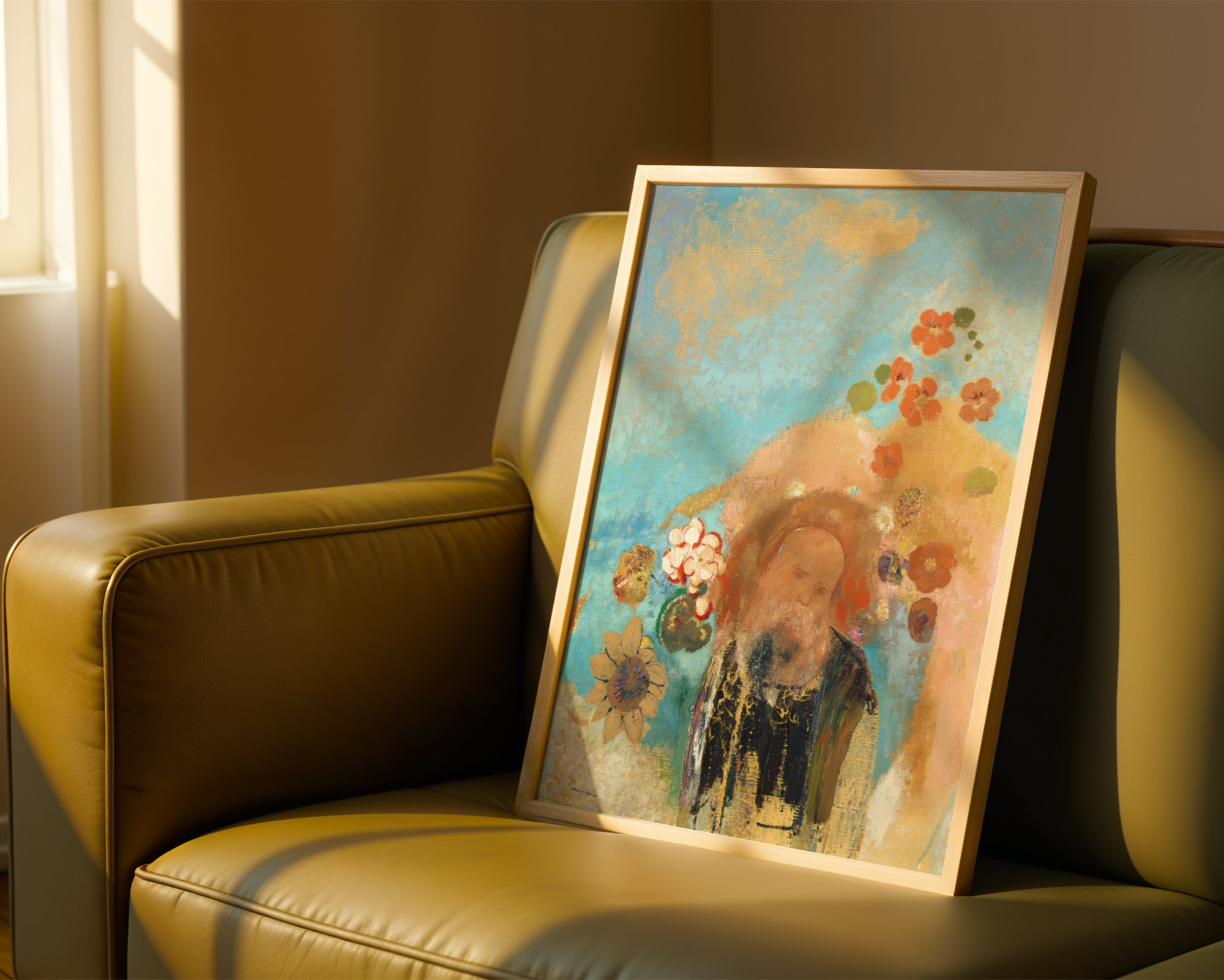 Odilon Redon - Evocation of Roussel (1912)
