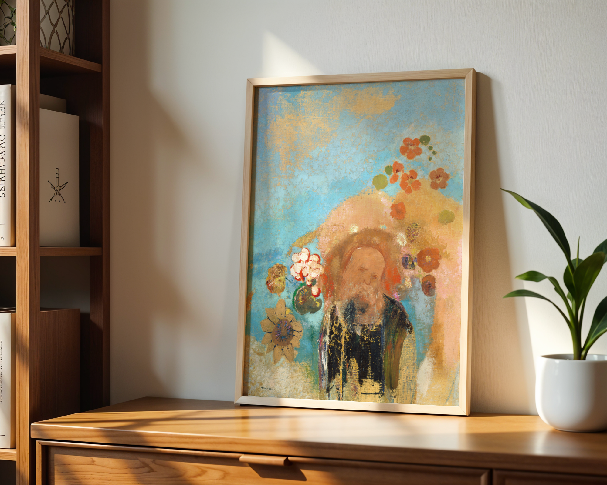 Odilon Redon - Evocation of Roussel (1912)