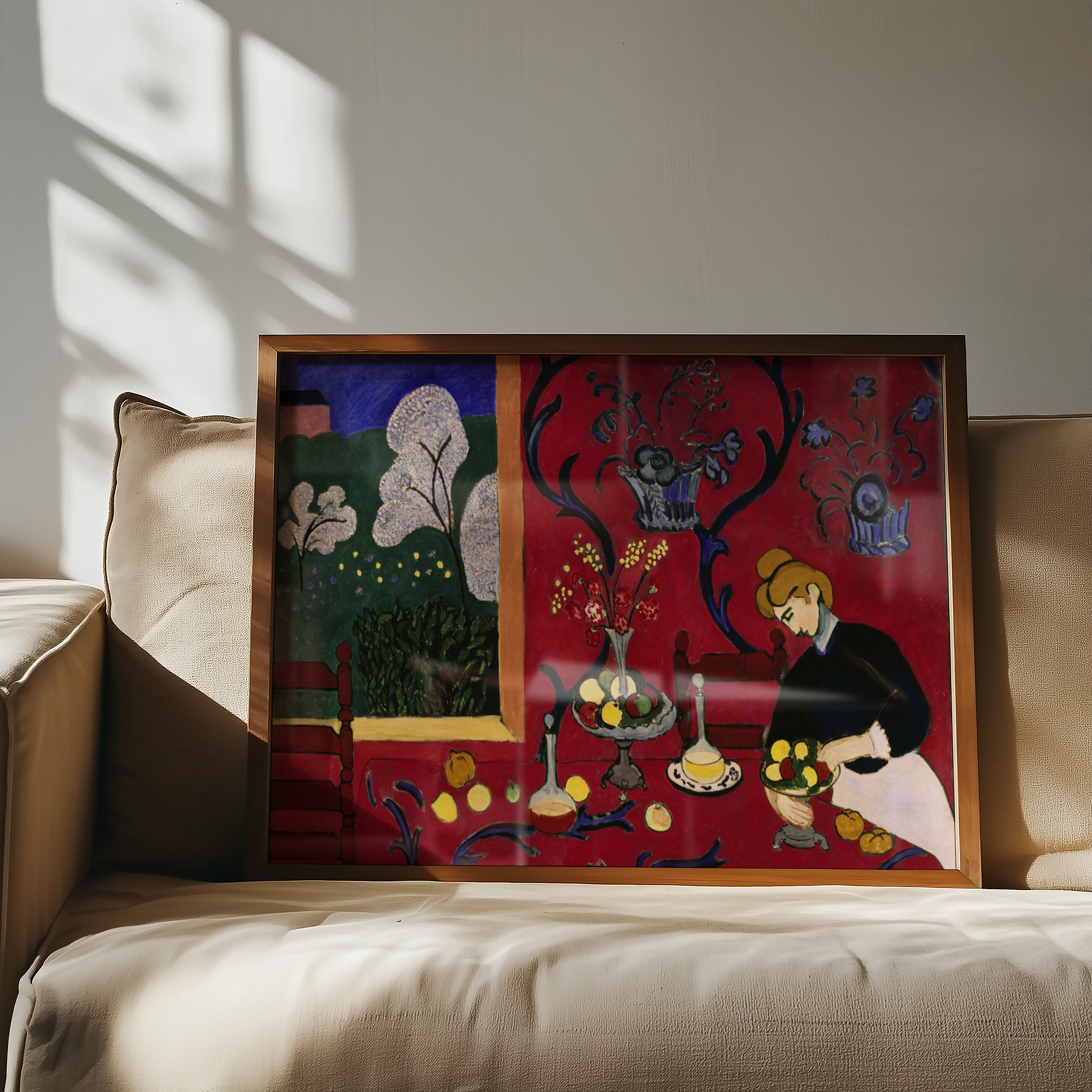 Henri Matisse - The Dessert: Harmony in Red