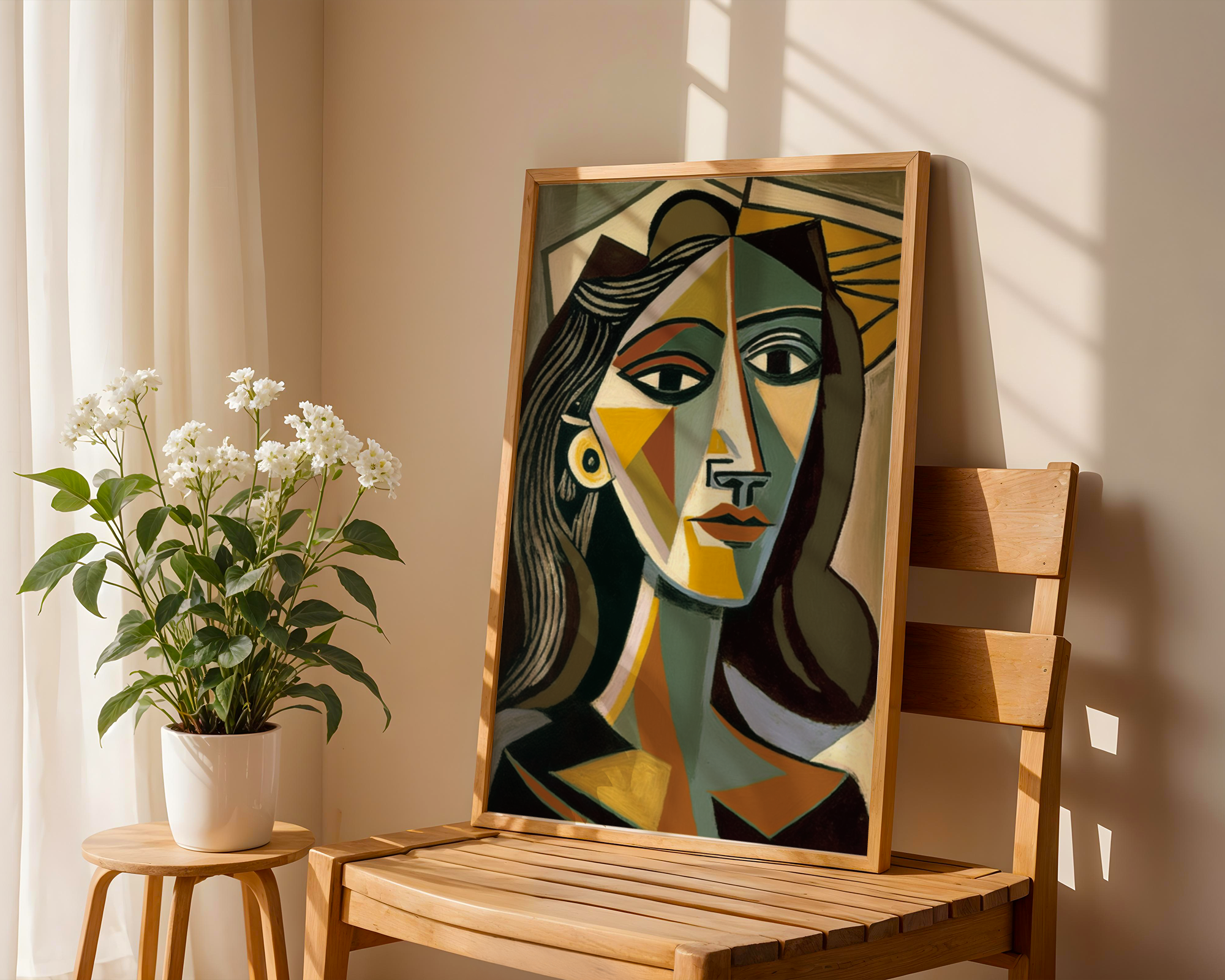 Pablo Picasso - Femme Cubisme Elegance