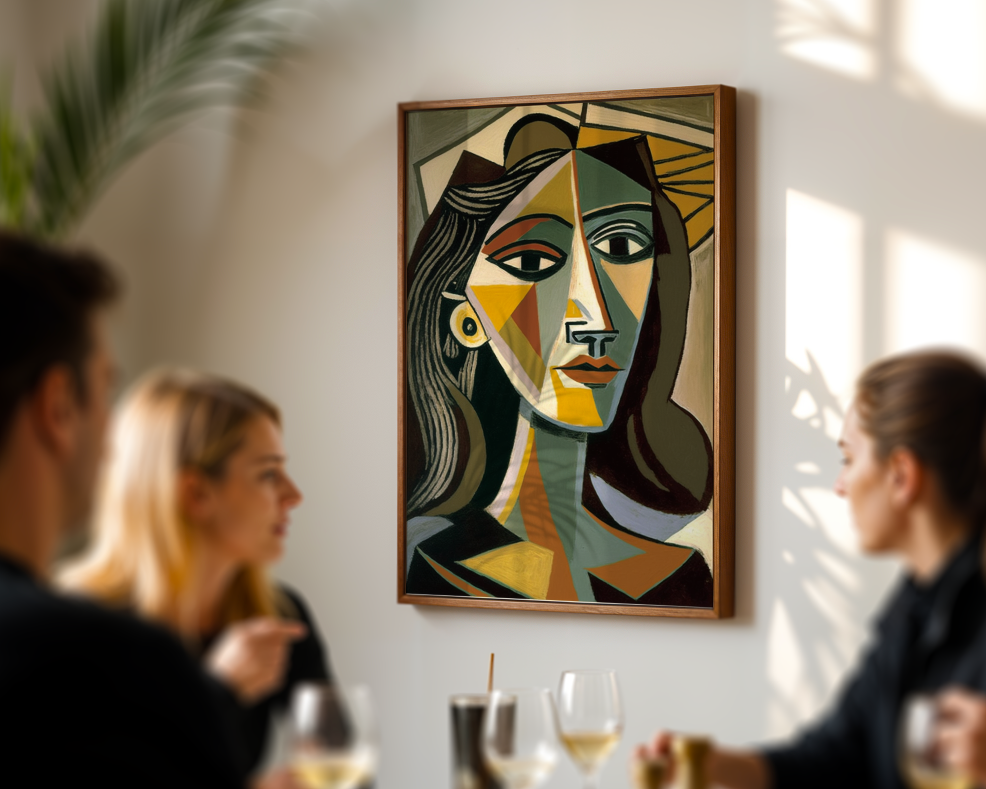 Pablo Picasso - Femme Cubisme Elegance