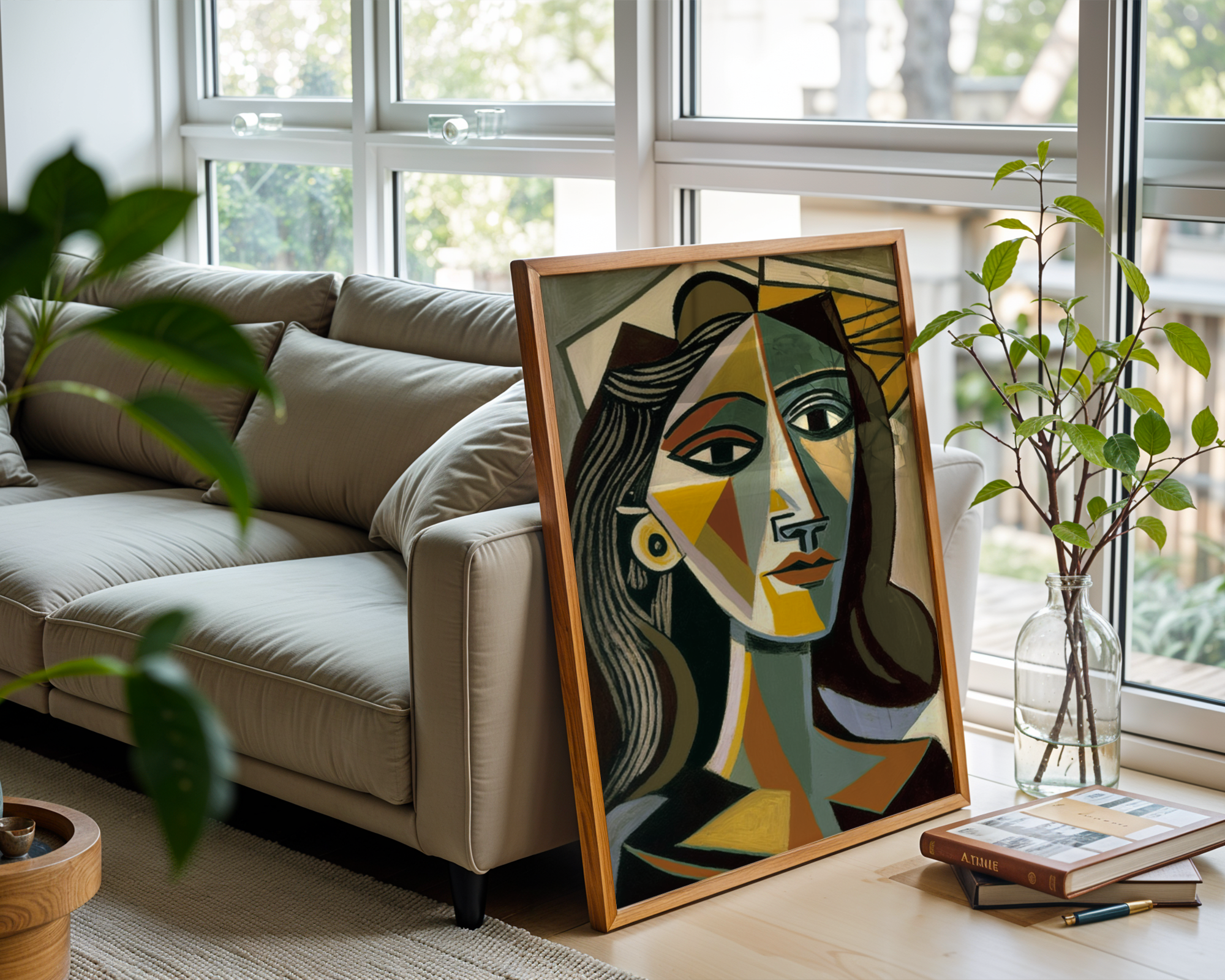 Pablo Picasso - Femme Cubisme Elegance